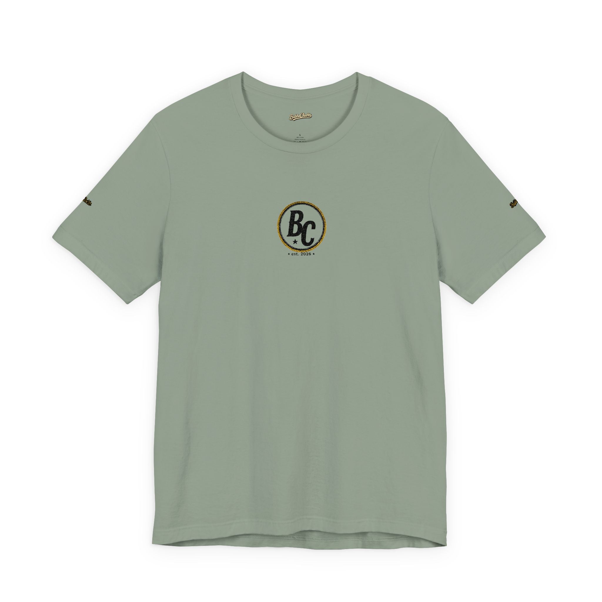 BubbaChubbs - Embroidered Logo - Unisex Jersey Short Sleeve Tee
