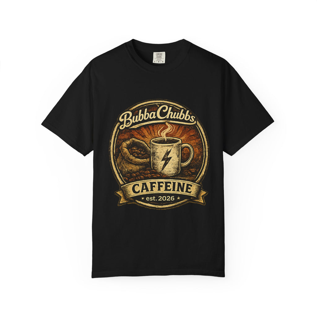 Coffee Jolt Graphic Tee | BubbaChubbs Get Out Stay Wild T-Shirt