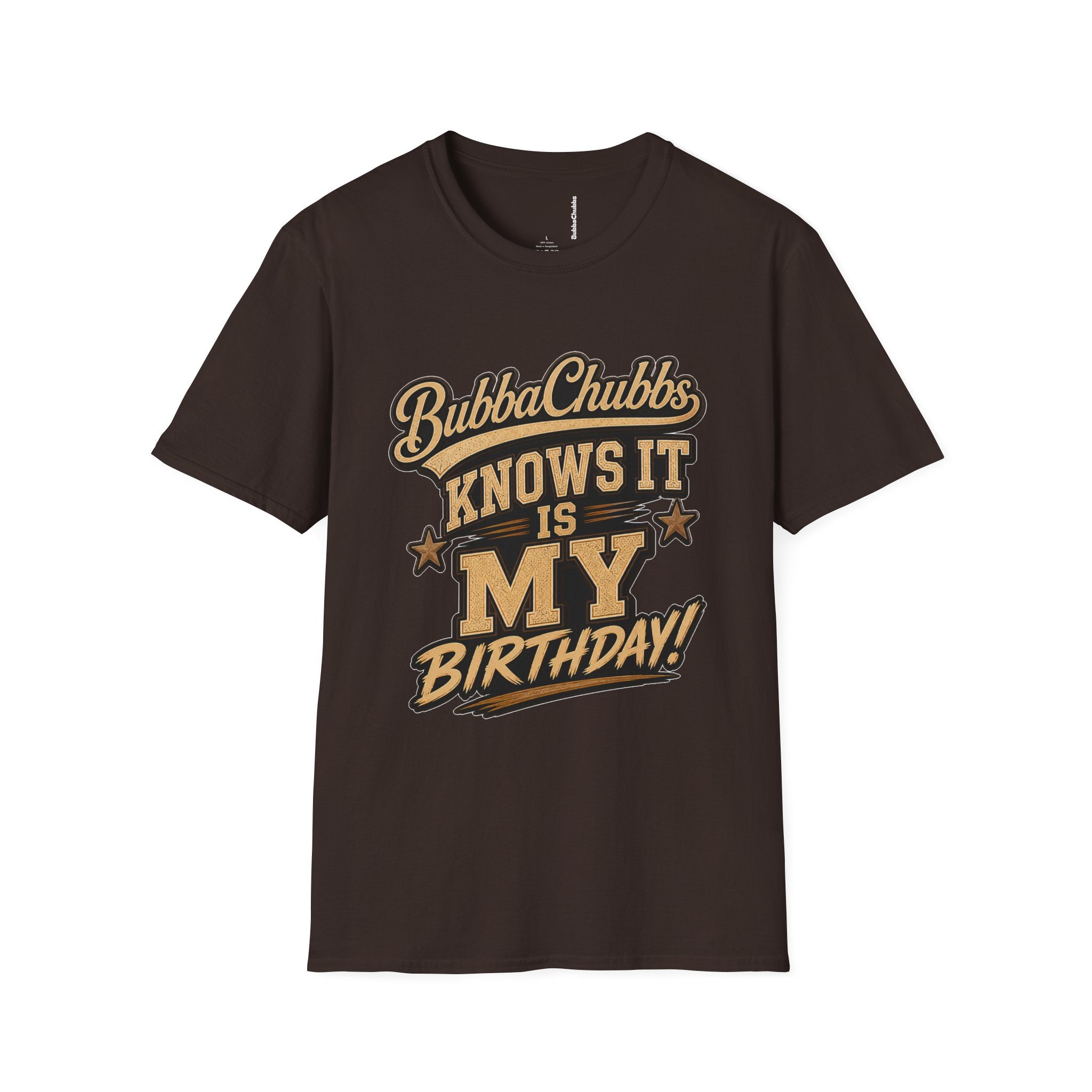 Birthday Graphic Tee | BubbaChubbs Celebration T-Shirt Gift