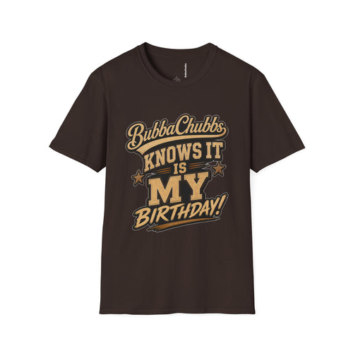 Birthday Graphic Tee | BubbaChubbs Celebration T-Shirt Gift