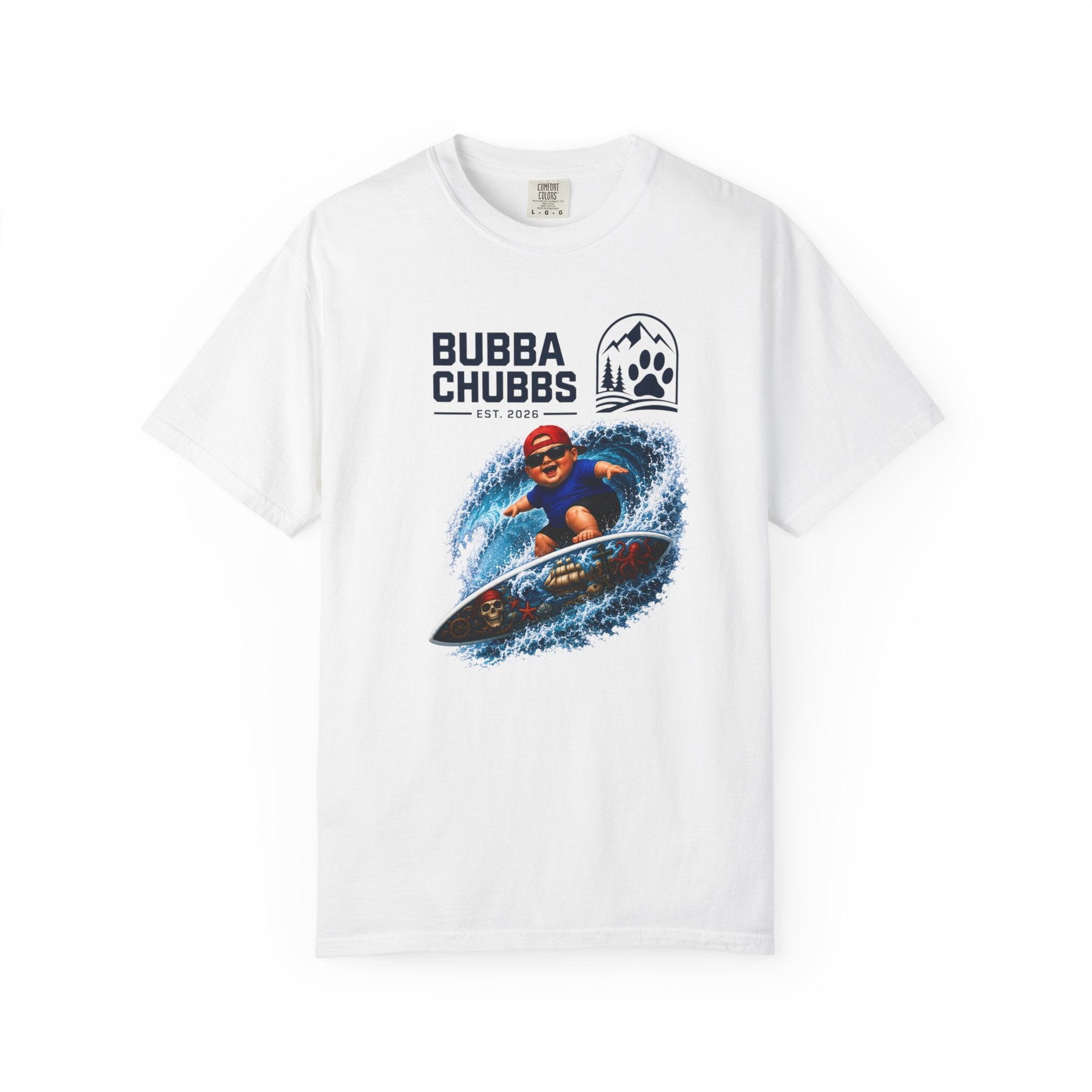 BubbaChubbs Buddy Surf Livin That Summer Life Vintage Beach Tee - BubbaChubbs Brand