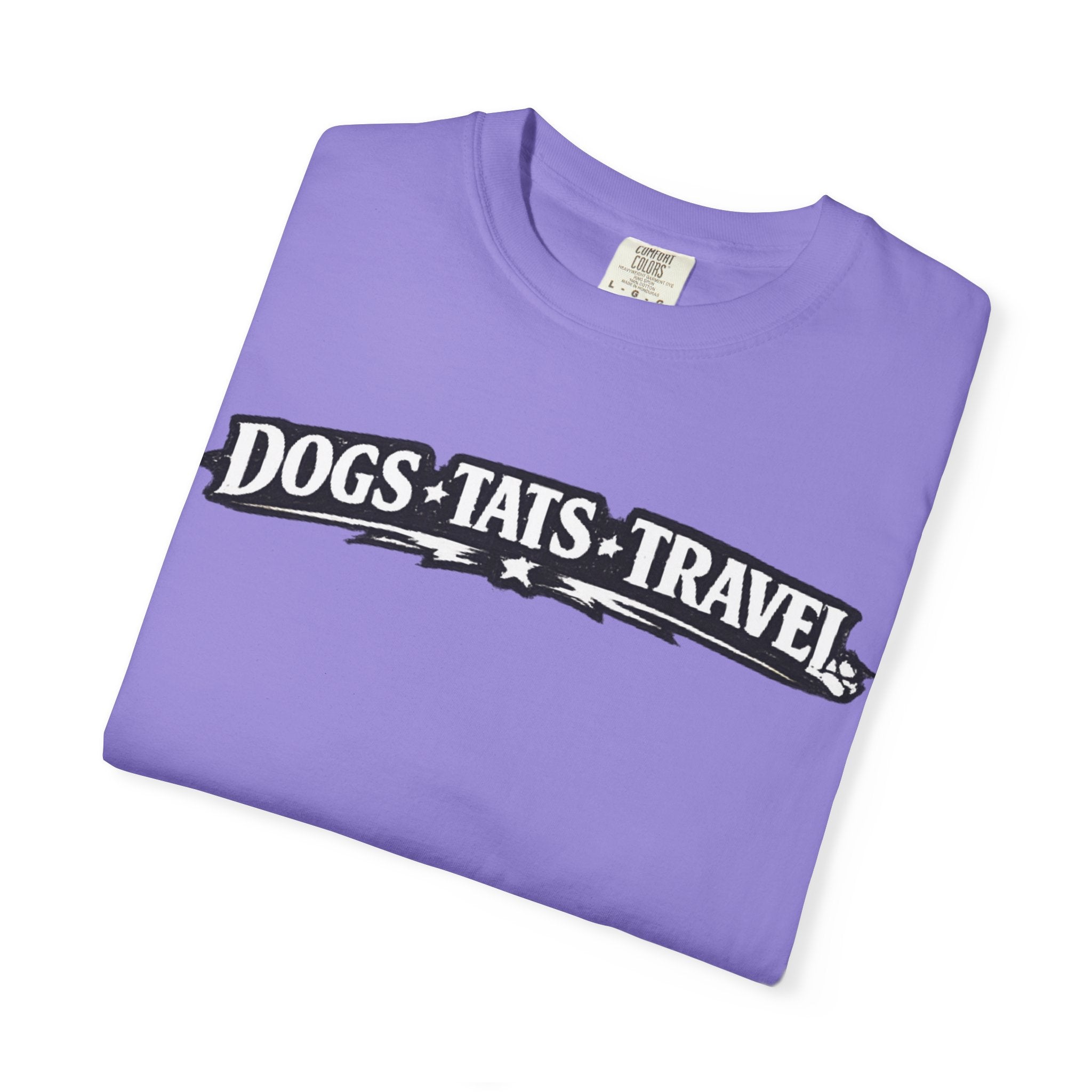 BubbaChubbs Dogs Tats Travel Chill Tee Printify