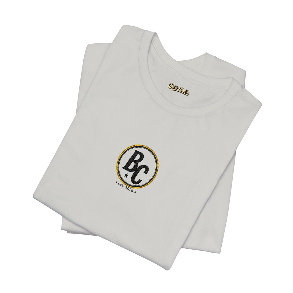 BubbaChubbs - Embroidered Logo - Unisex Jersey Short Sleeve Tee
