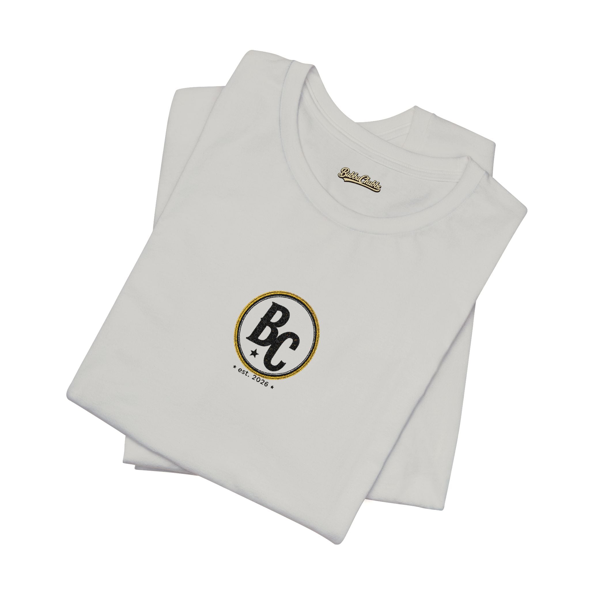 BubbaChubbs - Embroidered Logo - Unisex Jersey Short Sleeve Tee