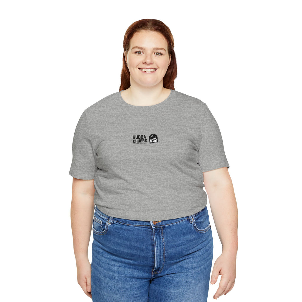 BubbaChubbs - Embroidered Logo - Unisex Jersey Short Sleeve Tee Printify