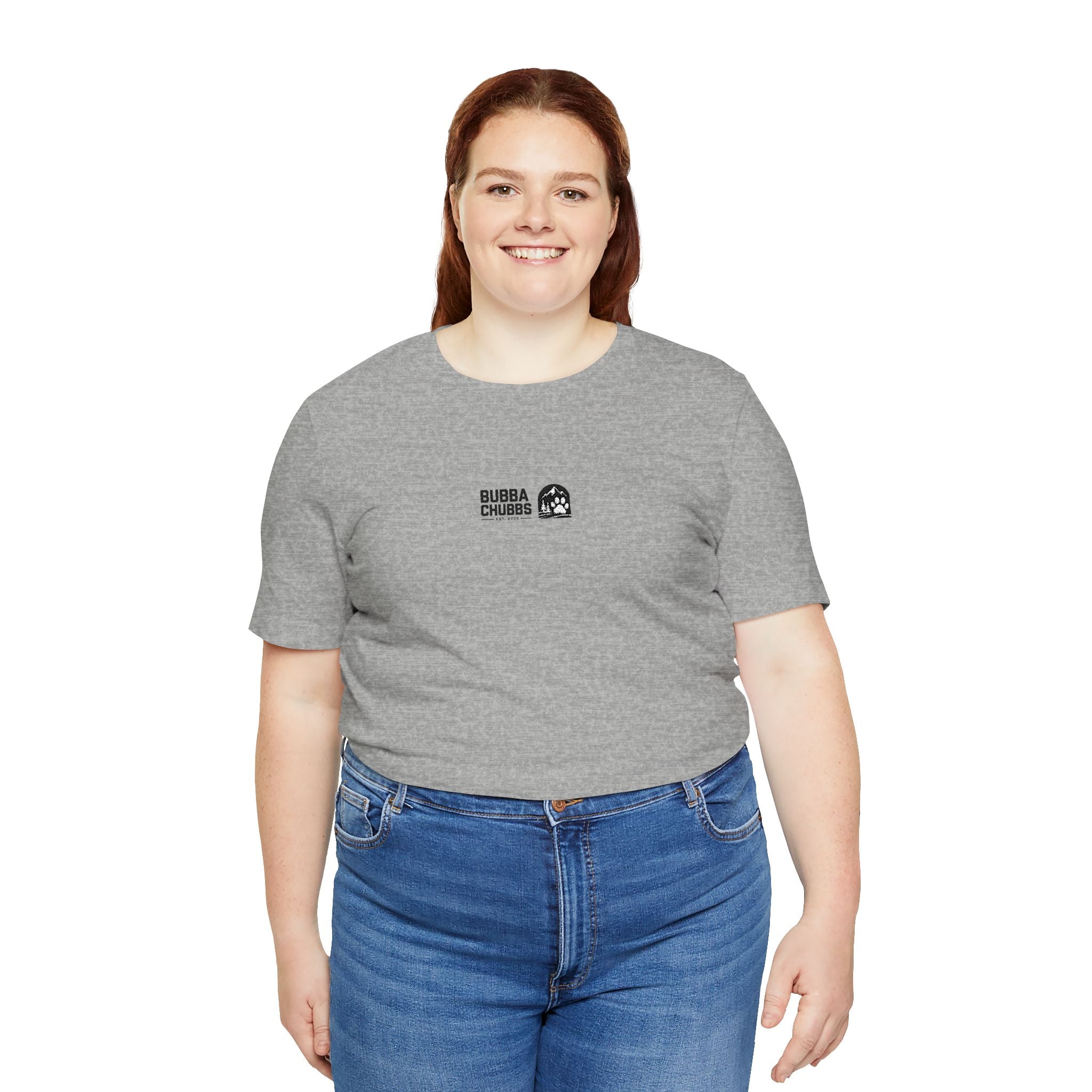 BubbaChubbs - Embroidered Logo - Unisex Jersey Short Sleeve Tee Printify