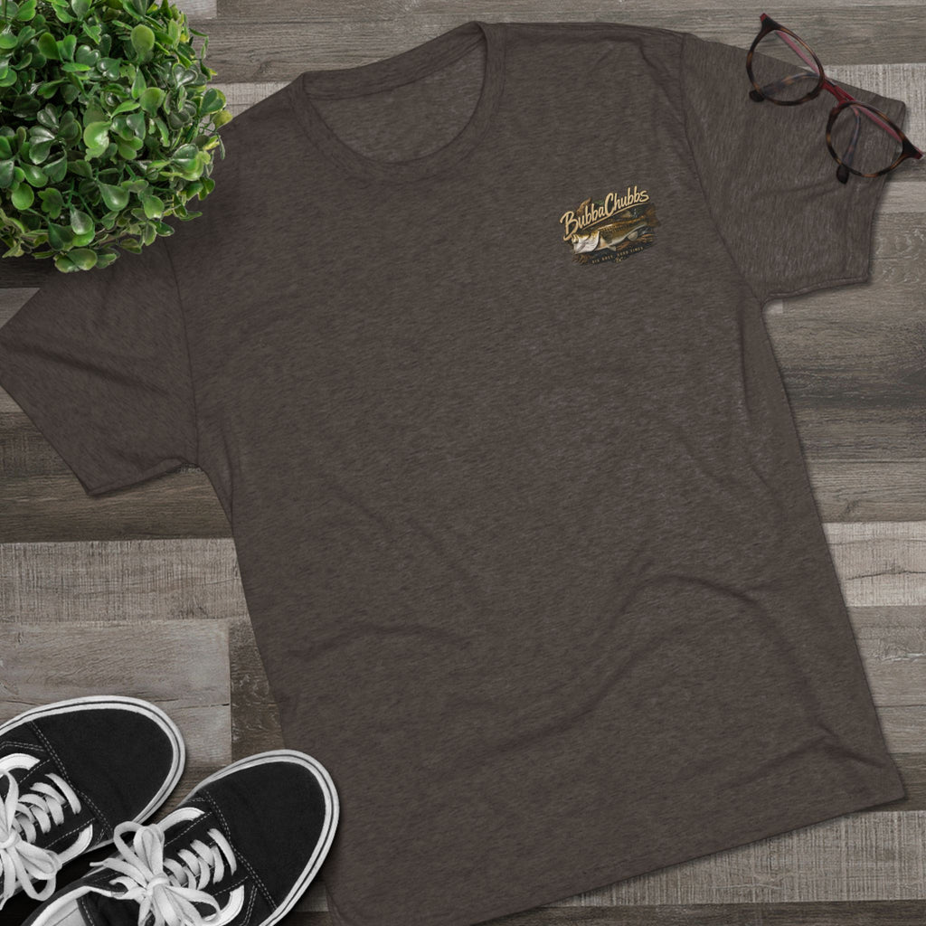 BubbaChubbs Bass Eli Minimalist Logo Tee — Adventure Outdoor Crew Shirt Printify