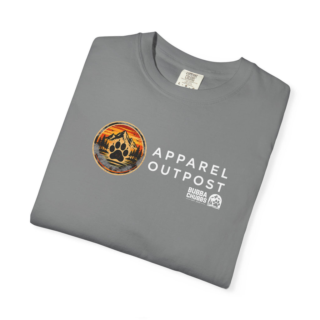 Apparel Outpost Sunset Logo T-Shirt Printify