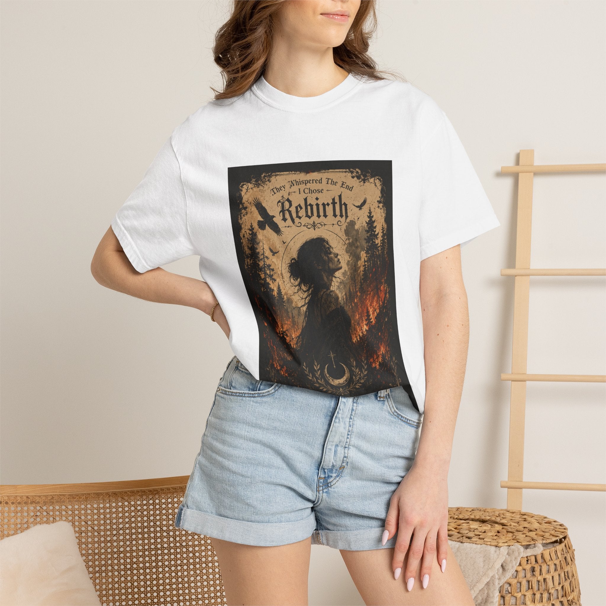 BubbaChubbs Goth Vibe Rebirth Style Tee Printify