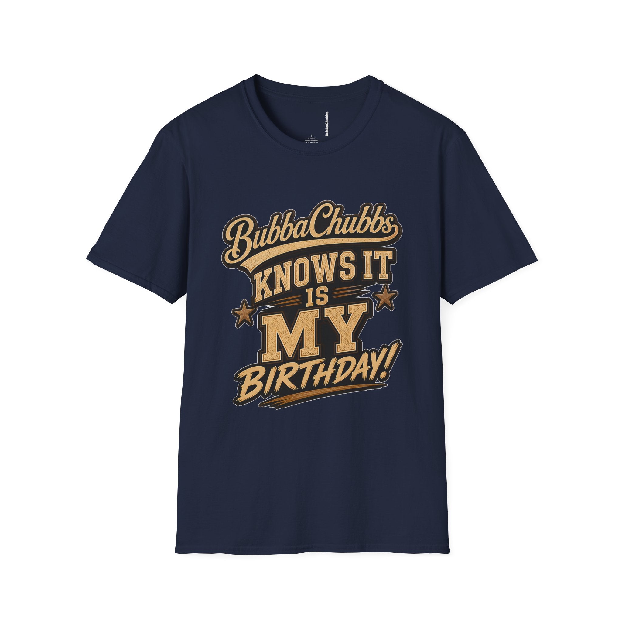 Birthday Graphic Tee | BubbaChubbs Celebration T-Shirt Gift