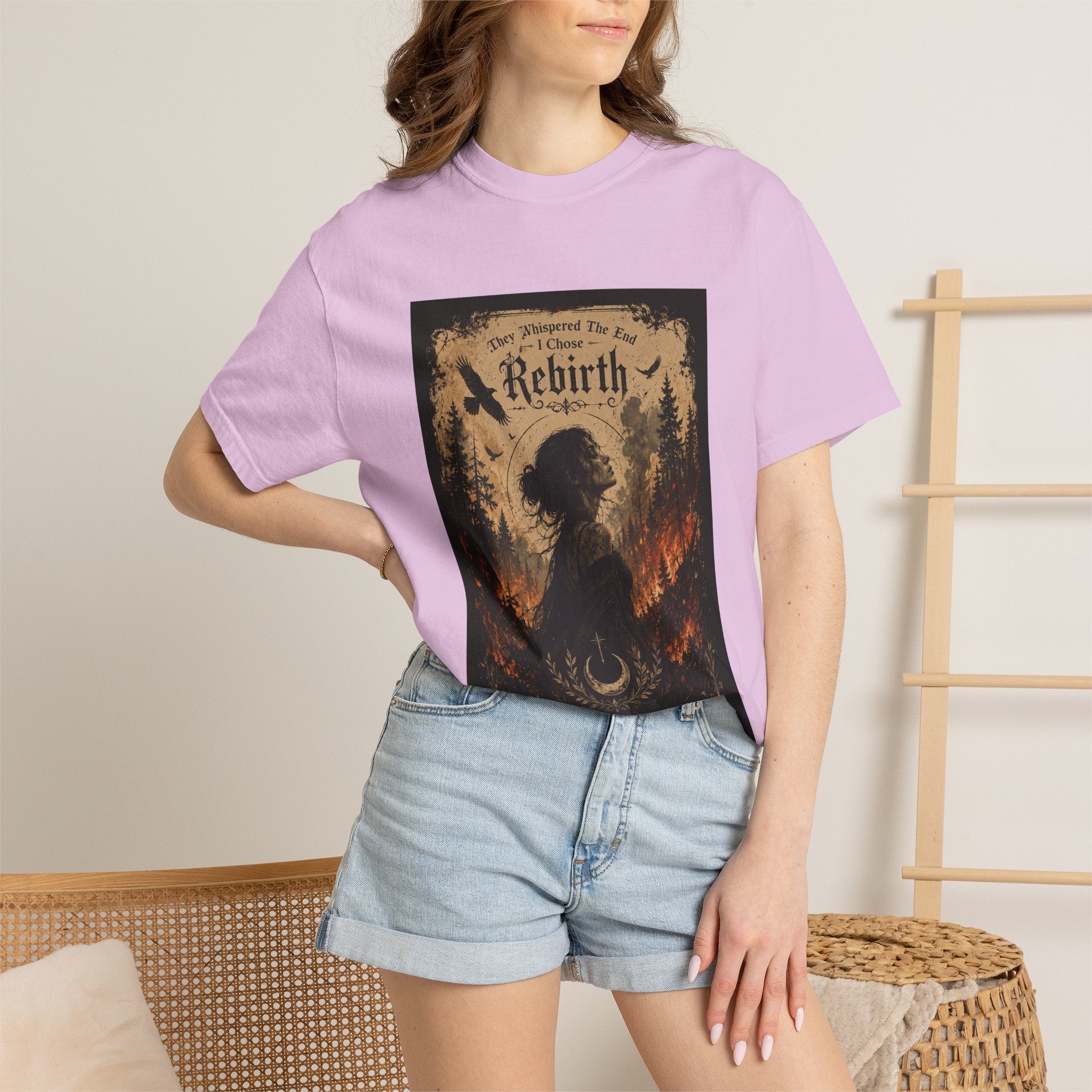 BubbaChubbs Goth Vibe Rebirth Style Tee Printify