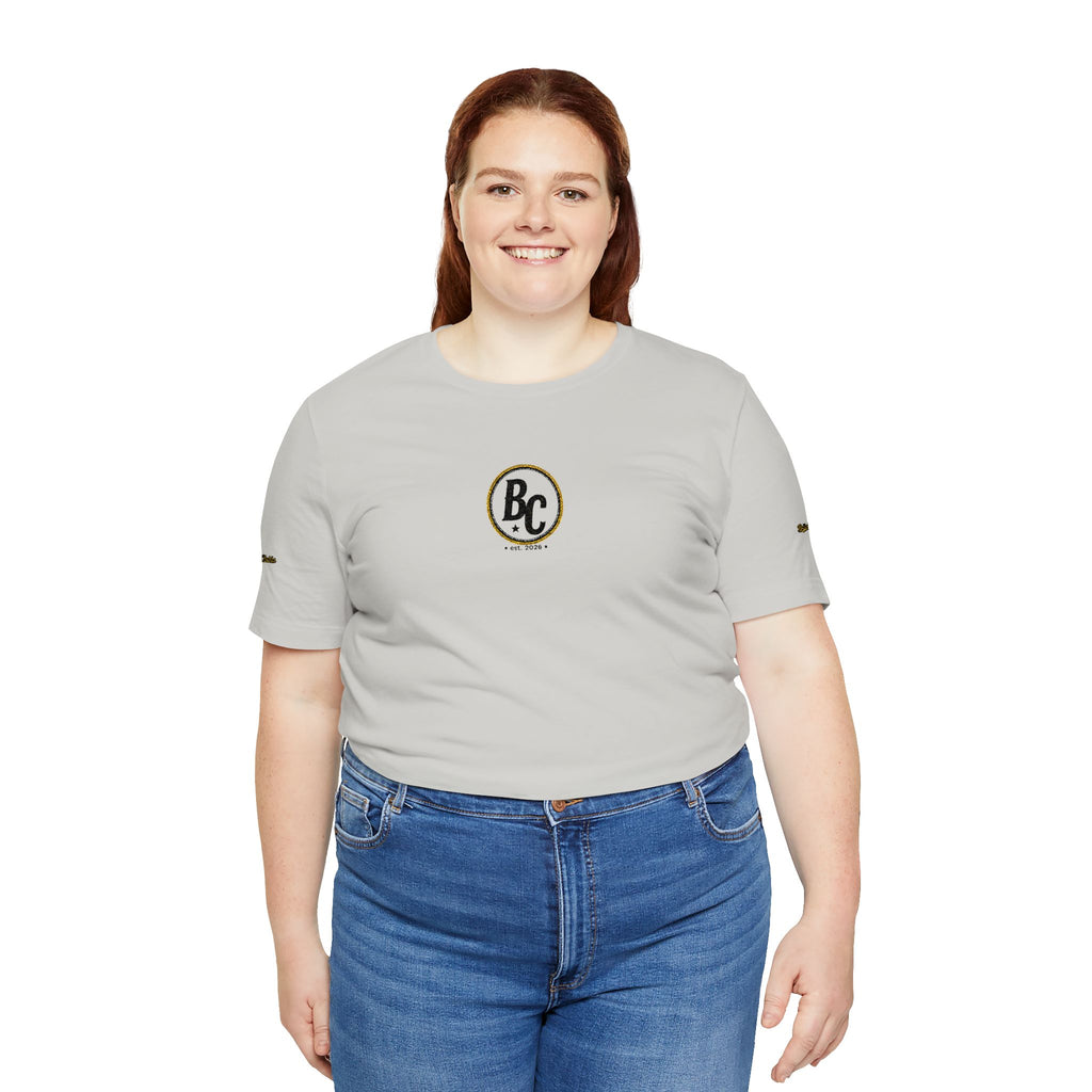 BubbaChubbs - Embroidered Logo - Unisex Jersey Short Sleeve Tee