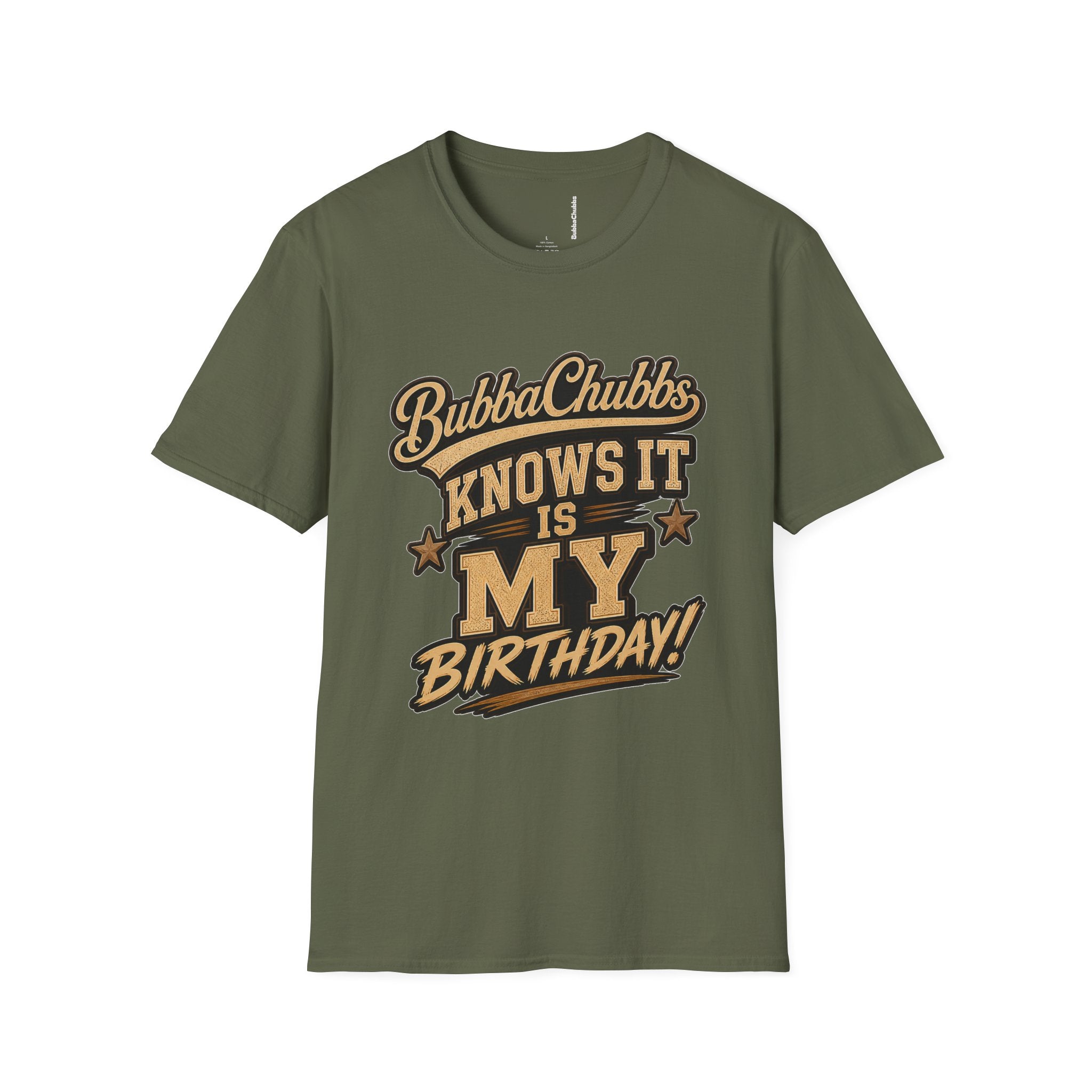 Birthday Graphic Tee | BubbaChubbs Celebration T-Shirt Gift