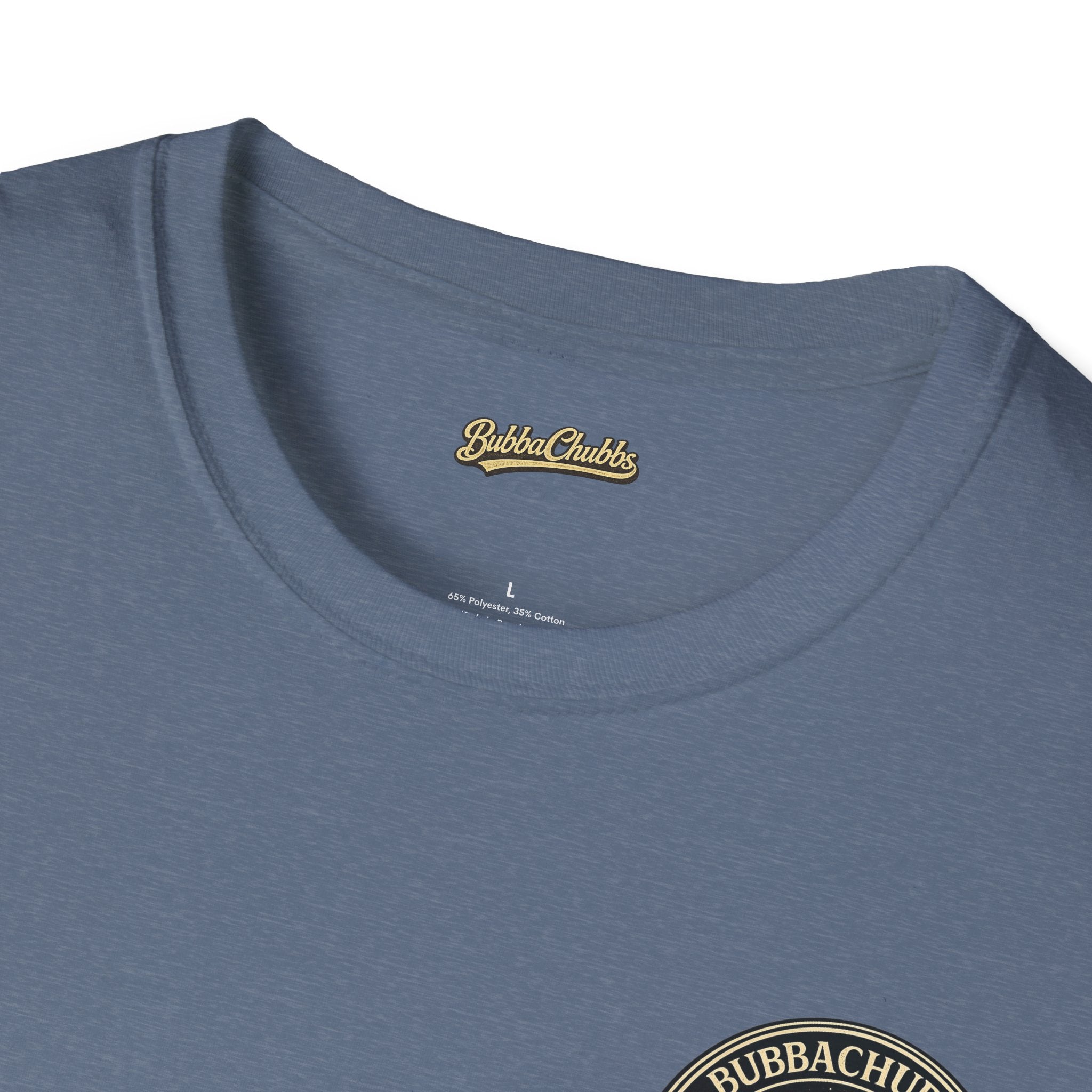 BubbaChubbs Himself Chest Full Small Logo Short-Sleeve Tee - BubbaChubbs Brand