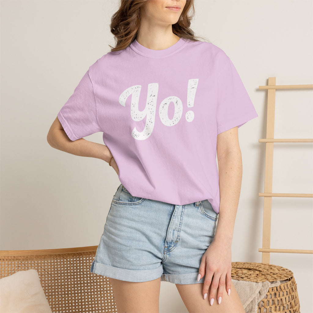 BubbaChubbs Yo! White Lettering Tee - BubbaChubbs Brand