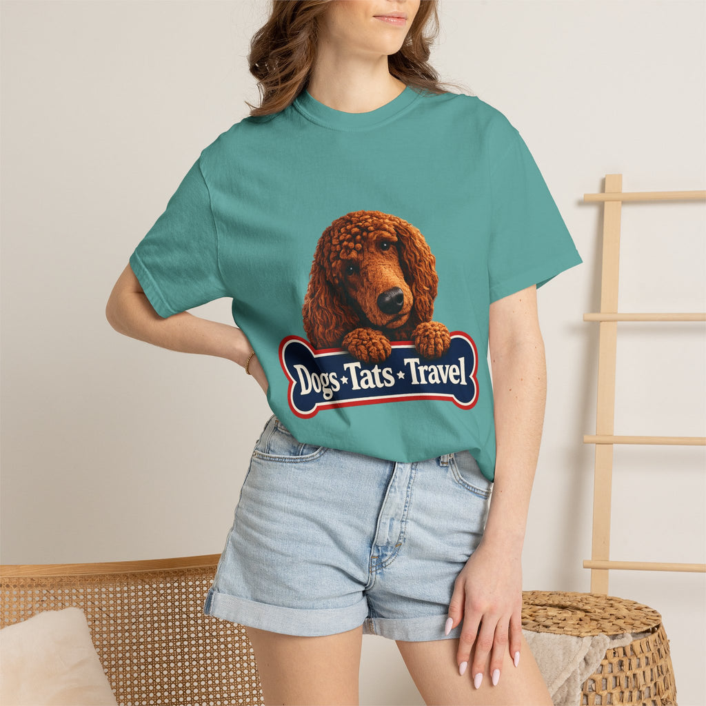BubbaChubbs Dogs Tats Travel with Dog Wording Tee Printify