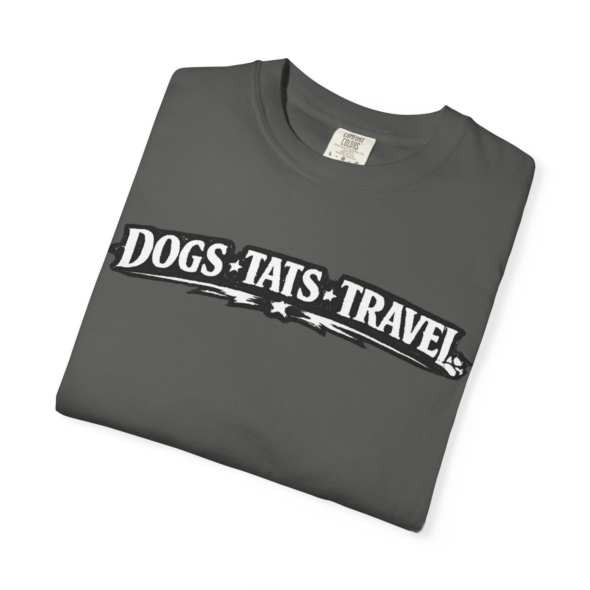 BubbaChubbs Dogs Tats Travel Chill Tee Printify
