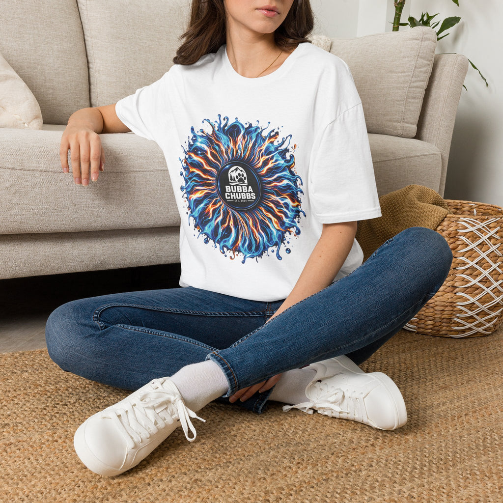 T-Shirt — Bubba Chubbs Fiery Wave Graphic Tee