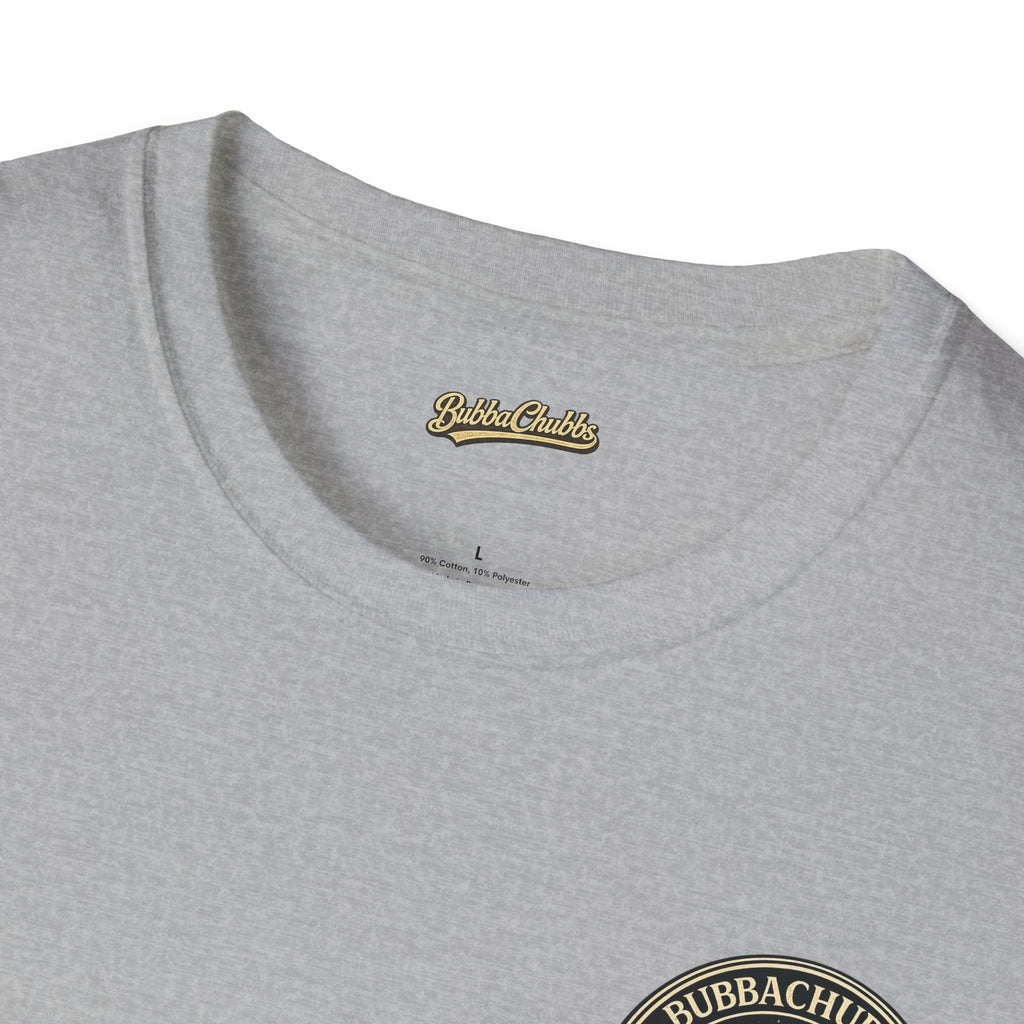 BubbaChubbs Himself Chest Full Small Logo Short-Sleeve Tee - BubbaChubbs Brand