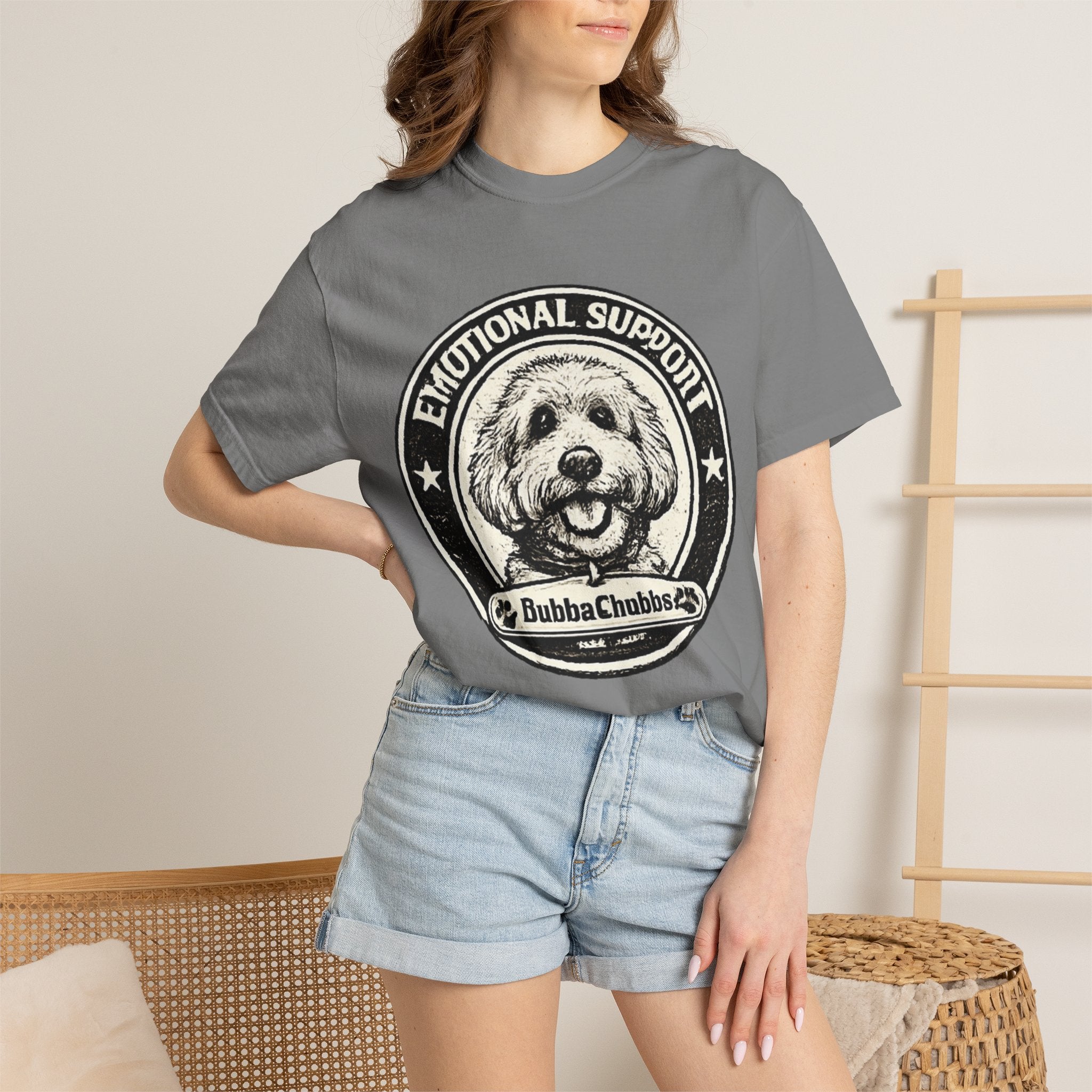 BubbaChubbs Vintage Emotional Support Style Tee Printify