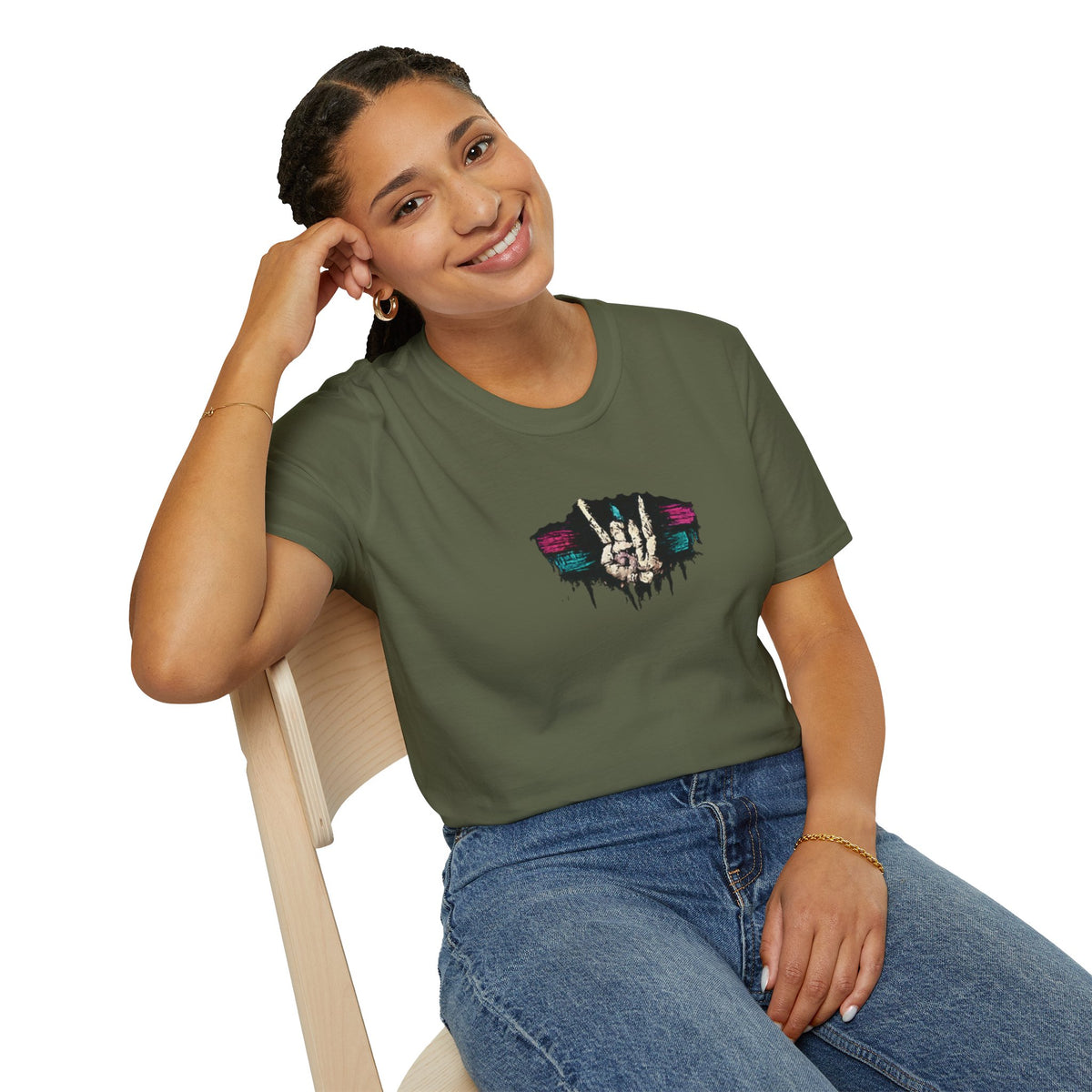 BubbaChubbs Hang Large Front Tee