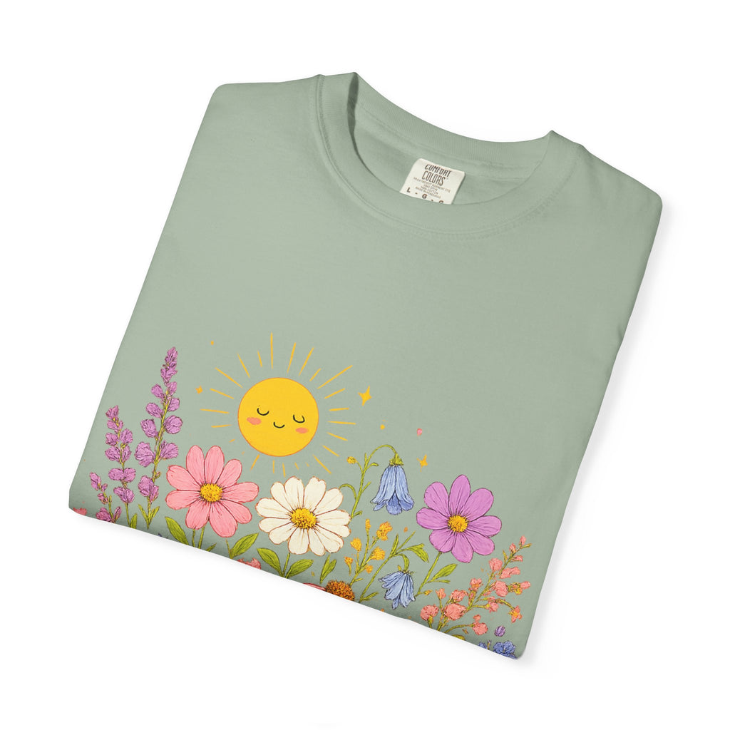 BubbaChubbs Sun Floral Style Tee Printify