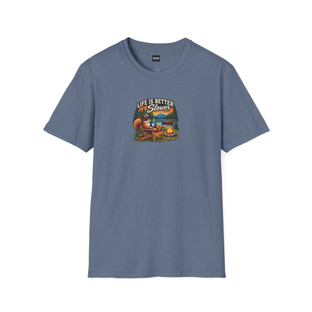 Life Is Better Slower Campfire T-Shirt