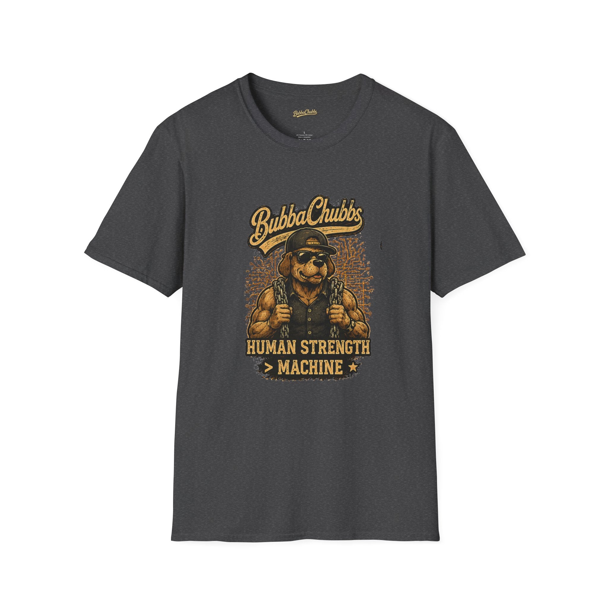 Human Strength Graphic Tee | BubbaChubbs Motivational T-Shirt