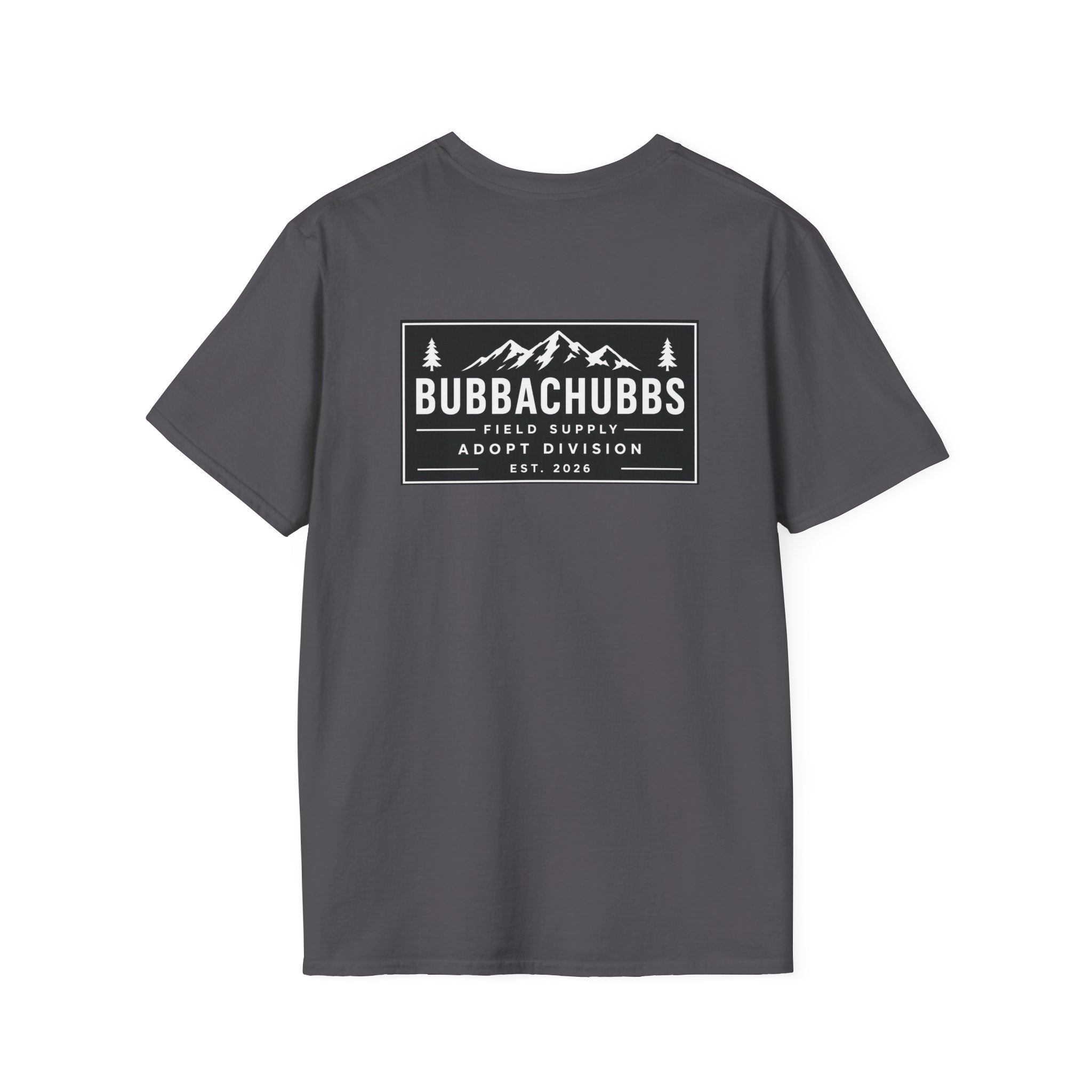 BubbaChubbs Logo front and Back Short-Sleeve Tee - BubbaChubbs Brand