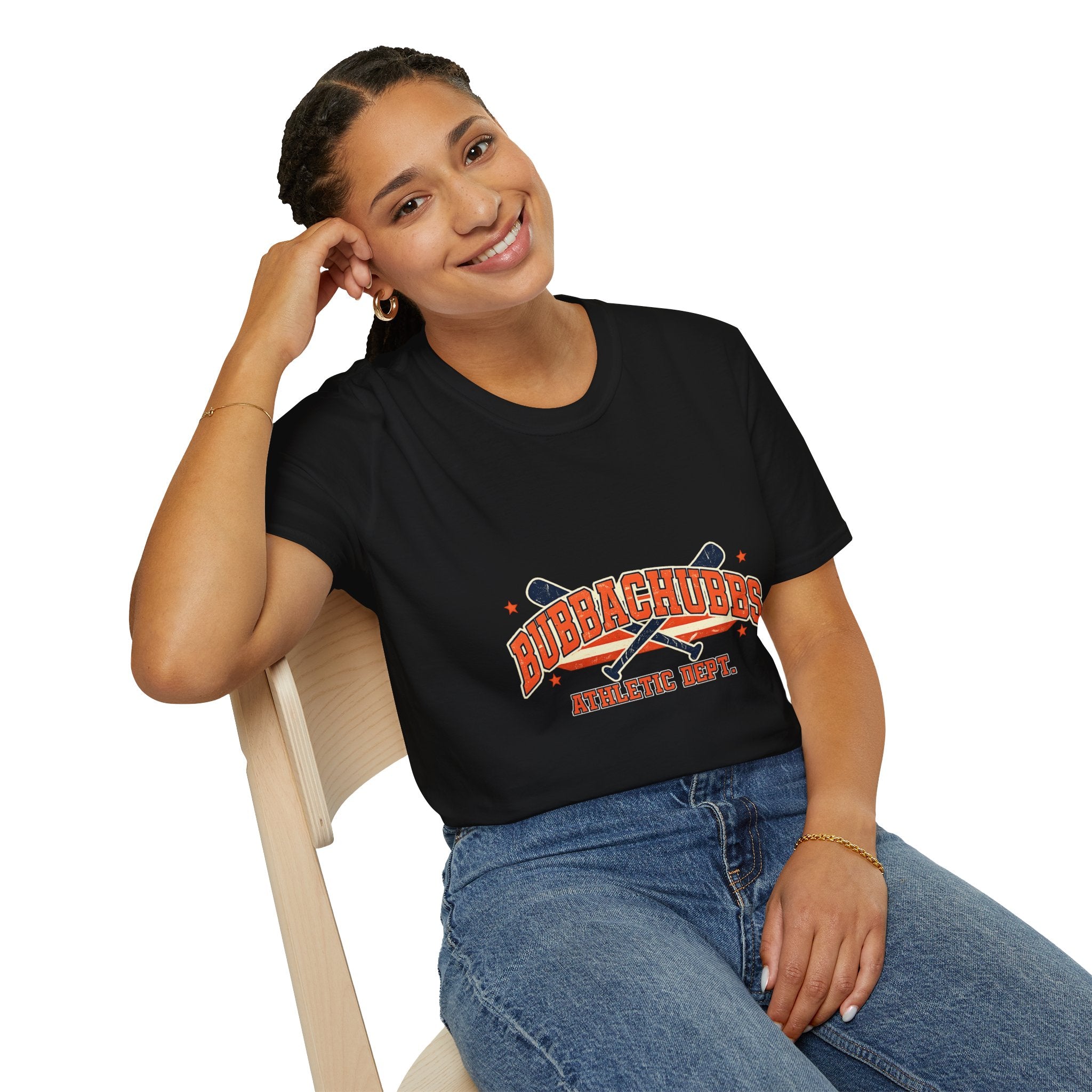 BubbaChubbs Athletic Logo Only T-Shirt Printify