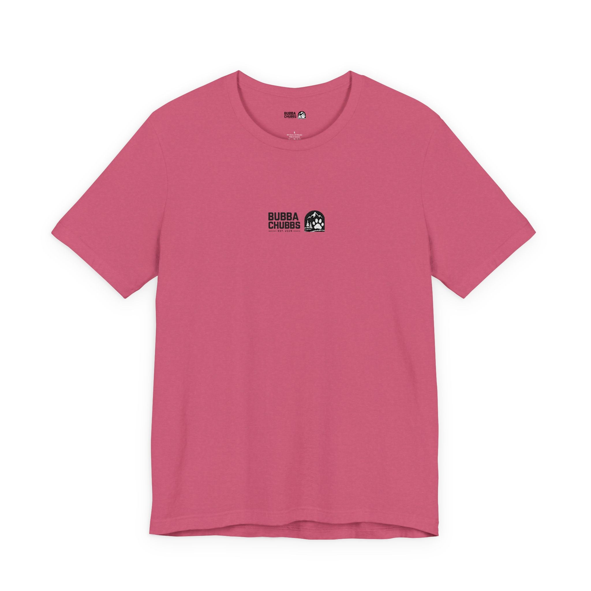 BubbaChubbs - Embroidered Logo - Unisex Jersey Short Sleeve Tee Printify