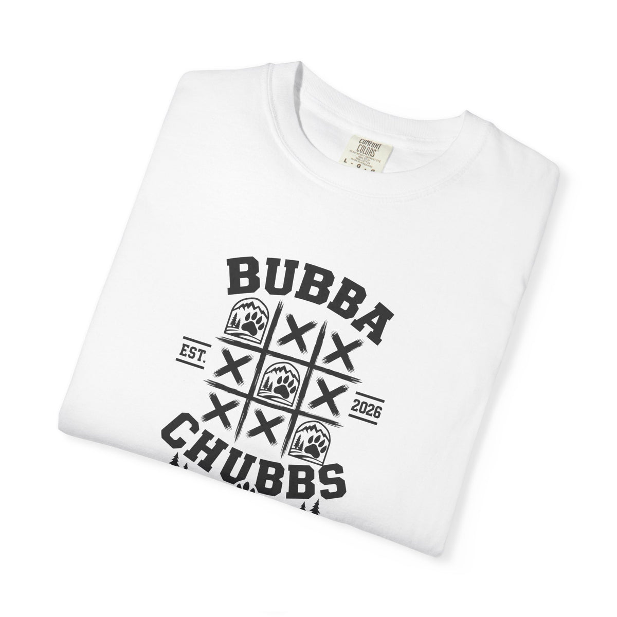 BubbaChubbs Tic Tac Paw Logo T-Shirt