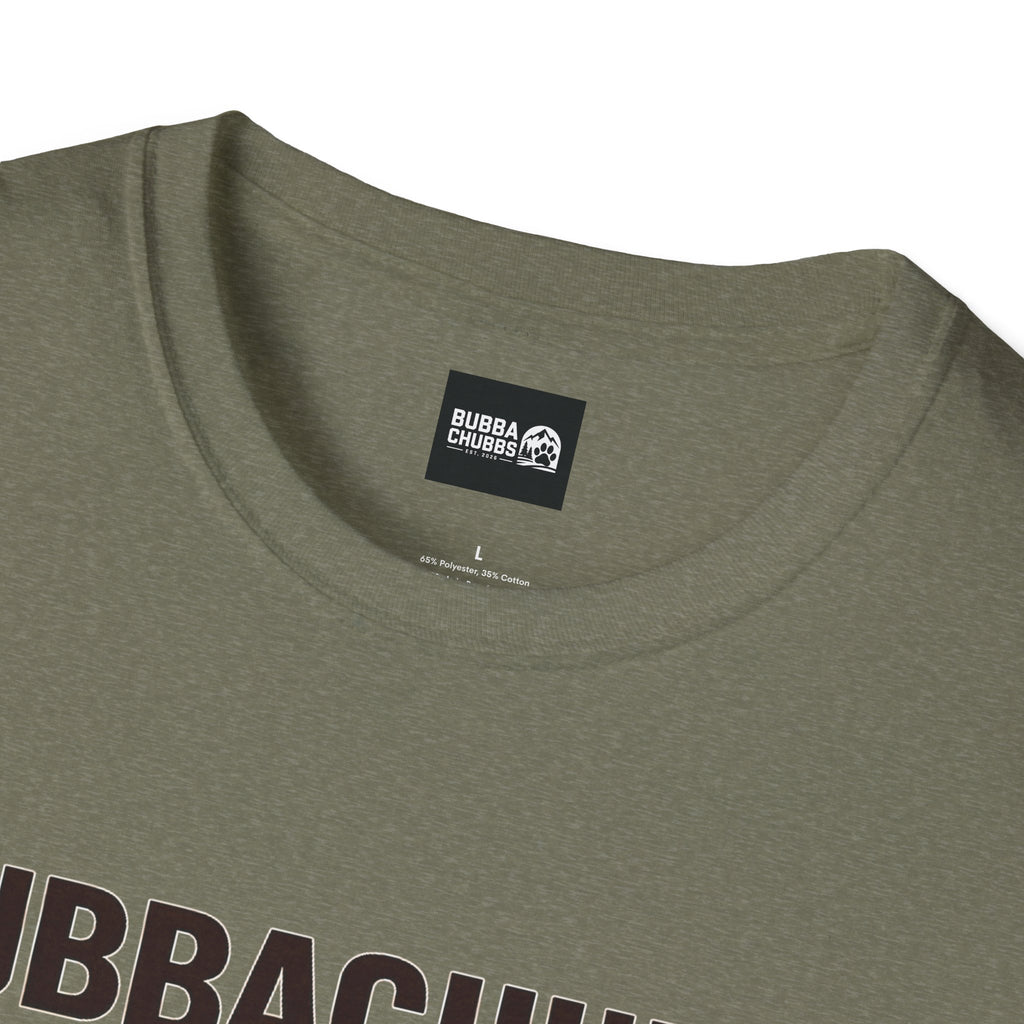 BubbaChubbs Logo front Coordinates Short-Sleeve Tee - BubbaChubbs Brand
