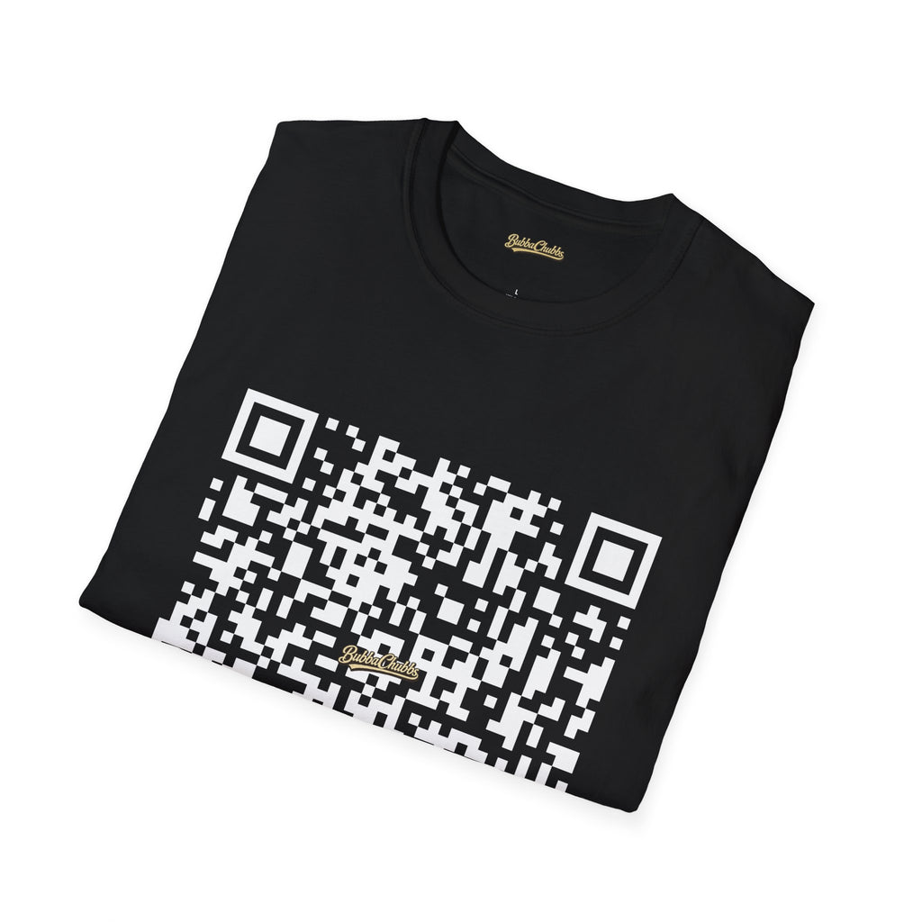 QR Front Graphic Tee | BubbaChubbs Interactive Brand T-Shirt