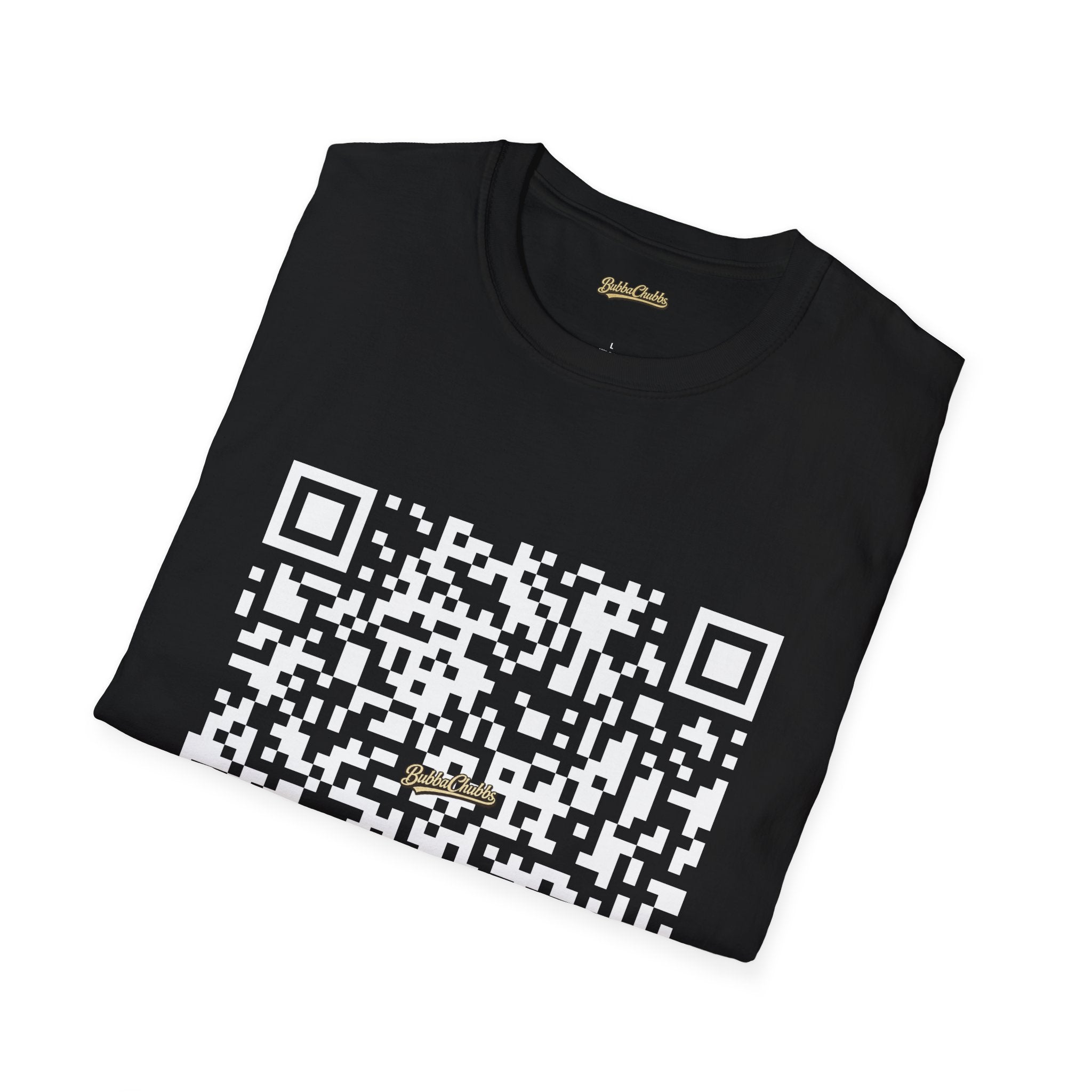 QR Front Graphic Tee | BubbaChubbs Interactive Brand T-Shirt