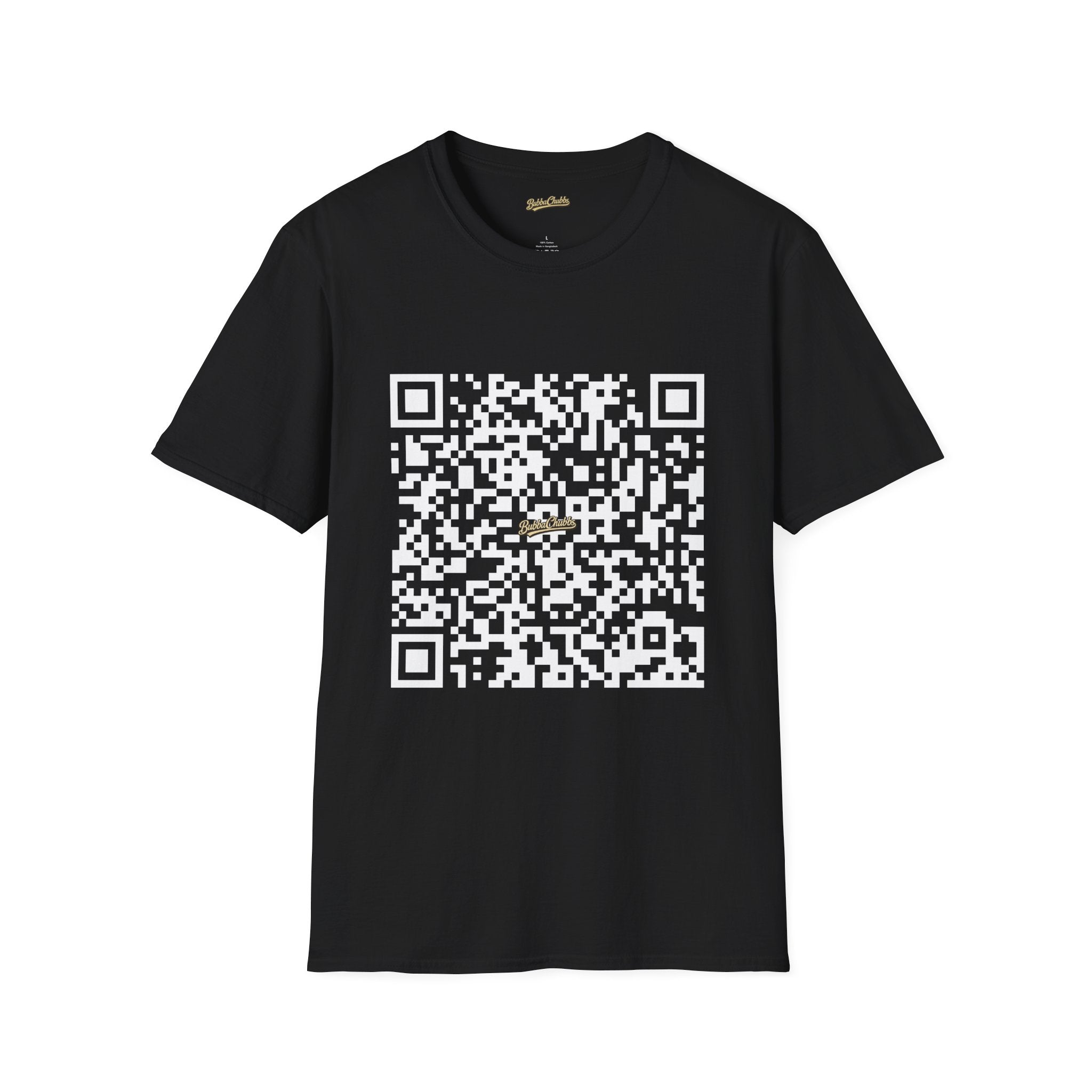QR Front Graphic Tee | BubbaChubbs Interactive Brand T-Shirt