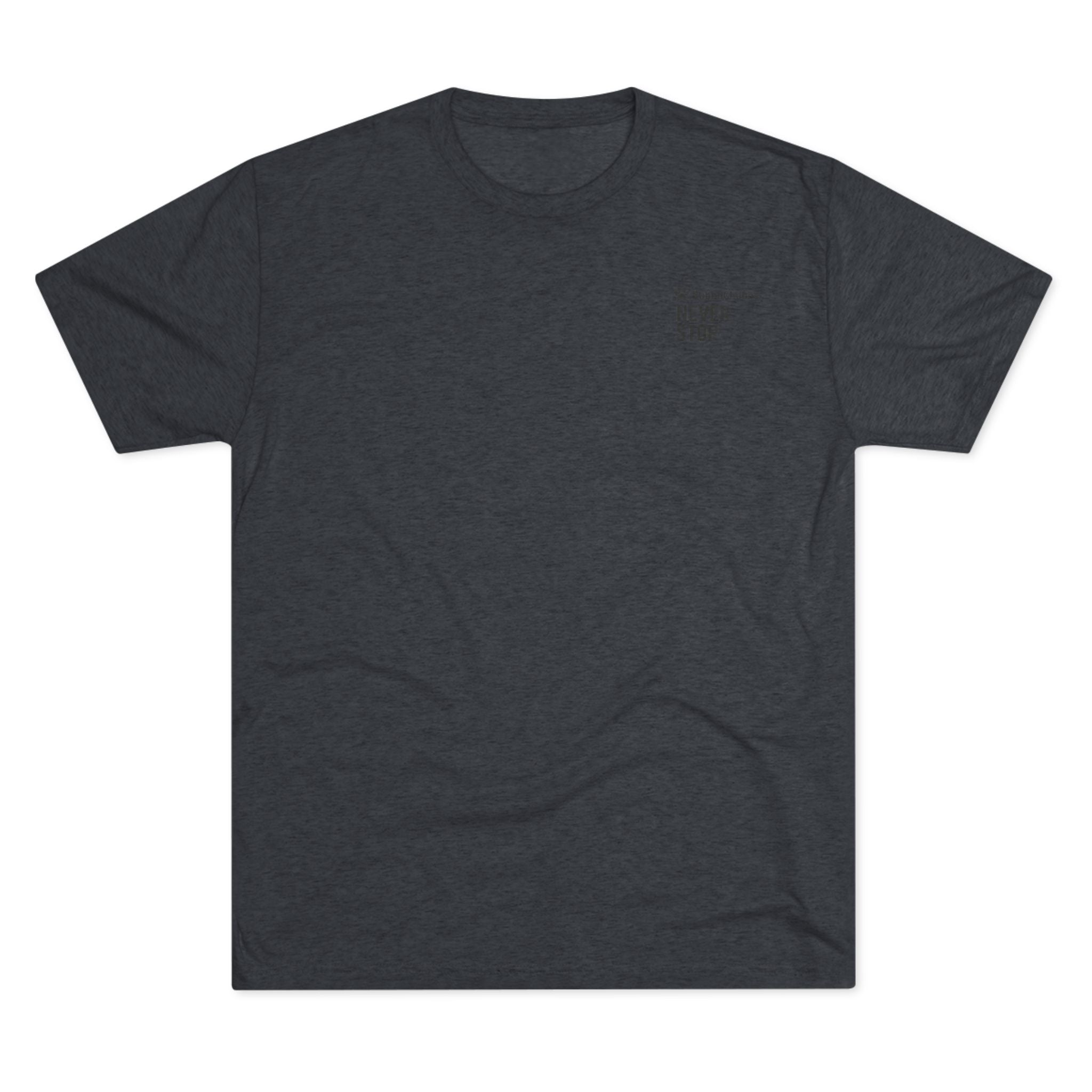 BubbaChubbs Mountains Never Stop — Adventure Outdoor Crew Shirt - BubbaChubbs Brand