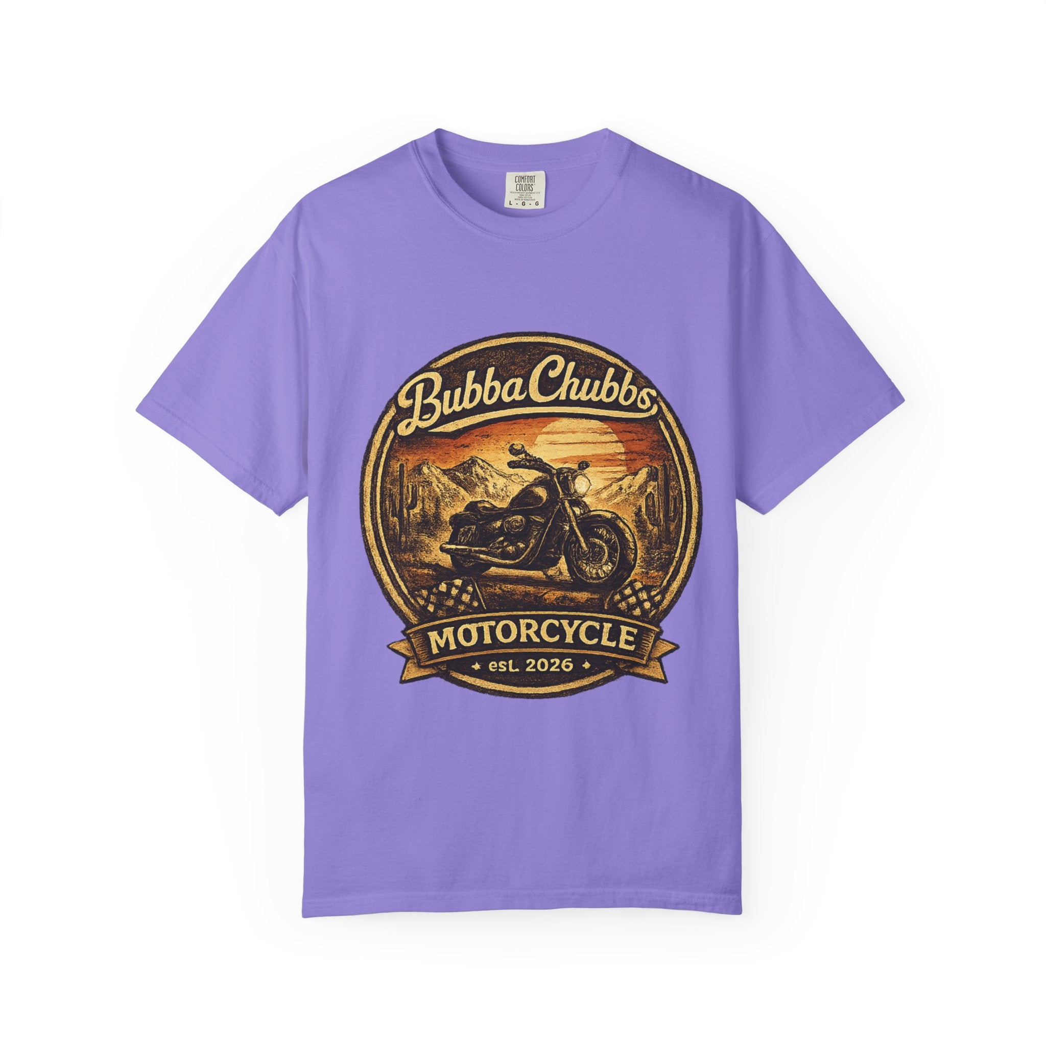 Motorcycle Graphic Tee | BubbaChubbs Biker Get Out Stay Wild T-Shirt
