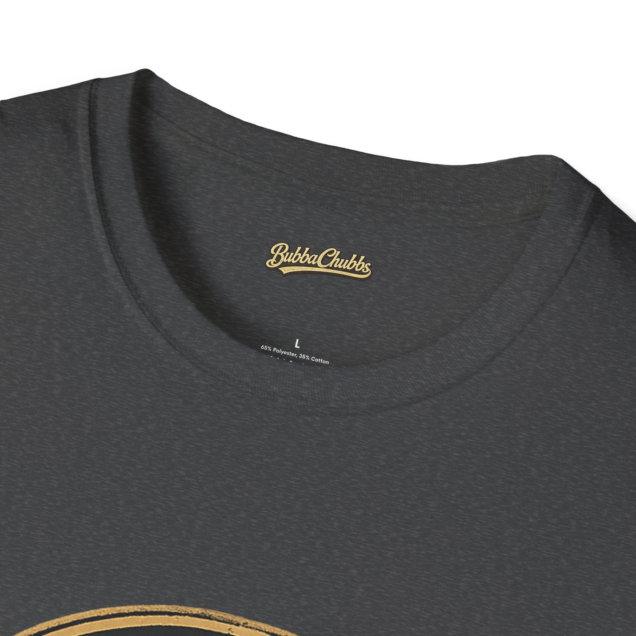 BubbaChubbs Logo Simple No Back Graphic Tee Printify