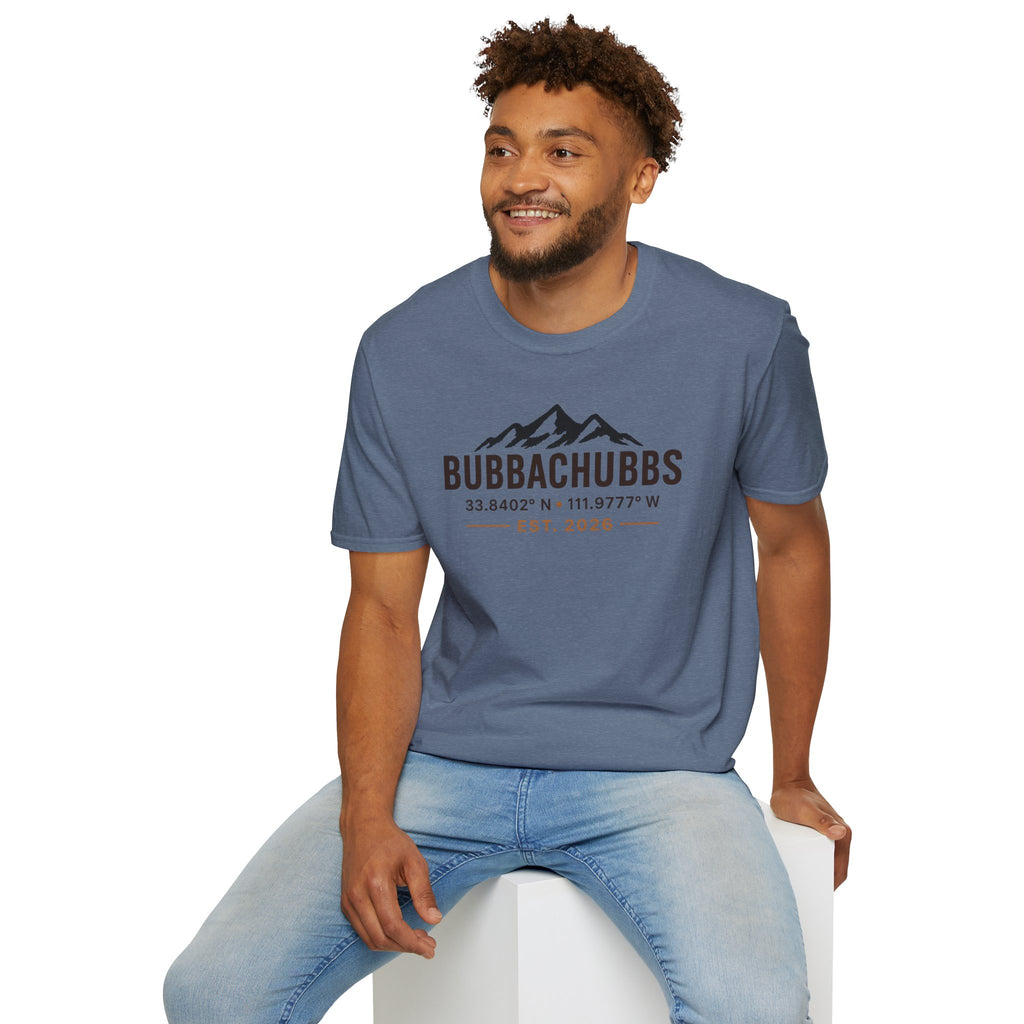 BubbaChubbs Mountain View Latitude Short-Sleeve Tee - BubbaChubbs Brand