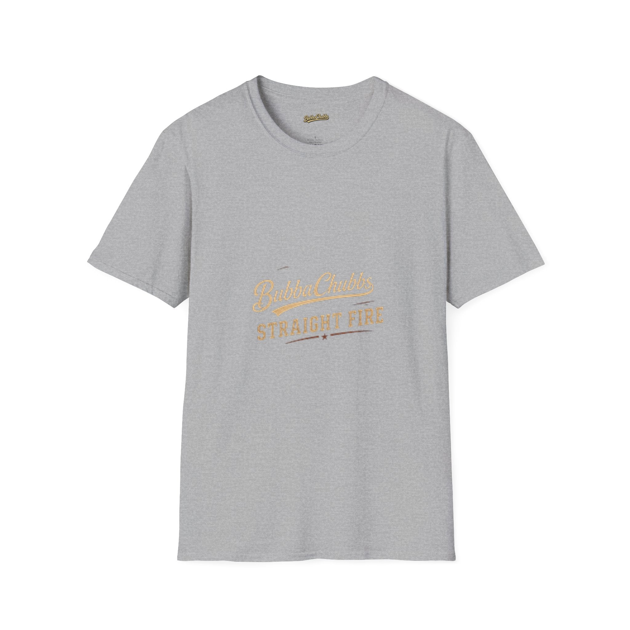 Straight Fire Graphic Tee | BubbaChubbs Bold Statement T-Shirt