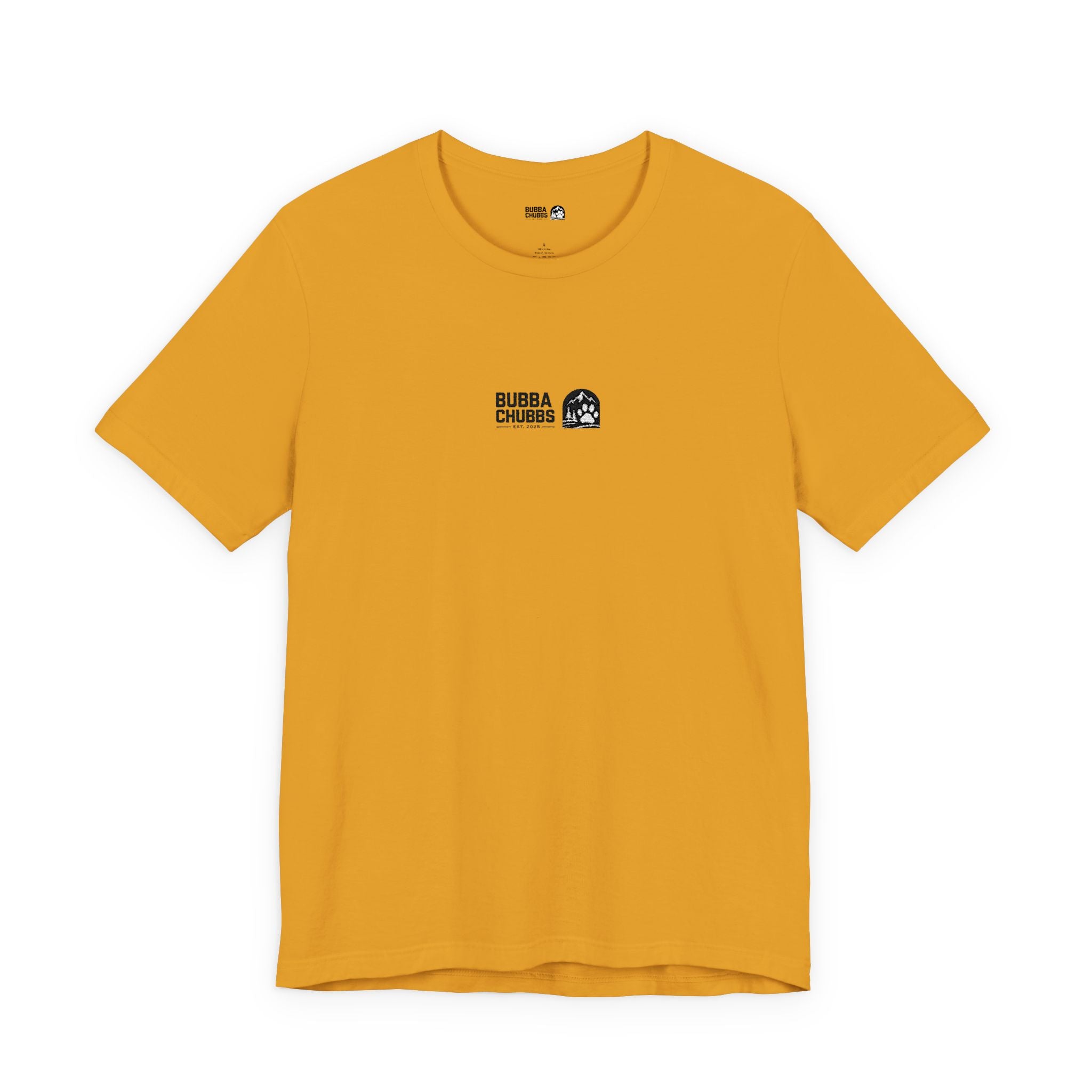 BubbaChubbs - Embroidered Logo - Unisex Jersey Short Sleeve Tee Printify