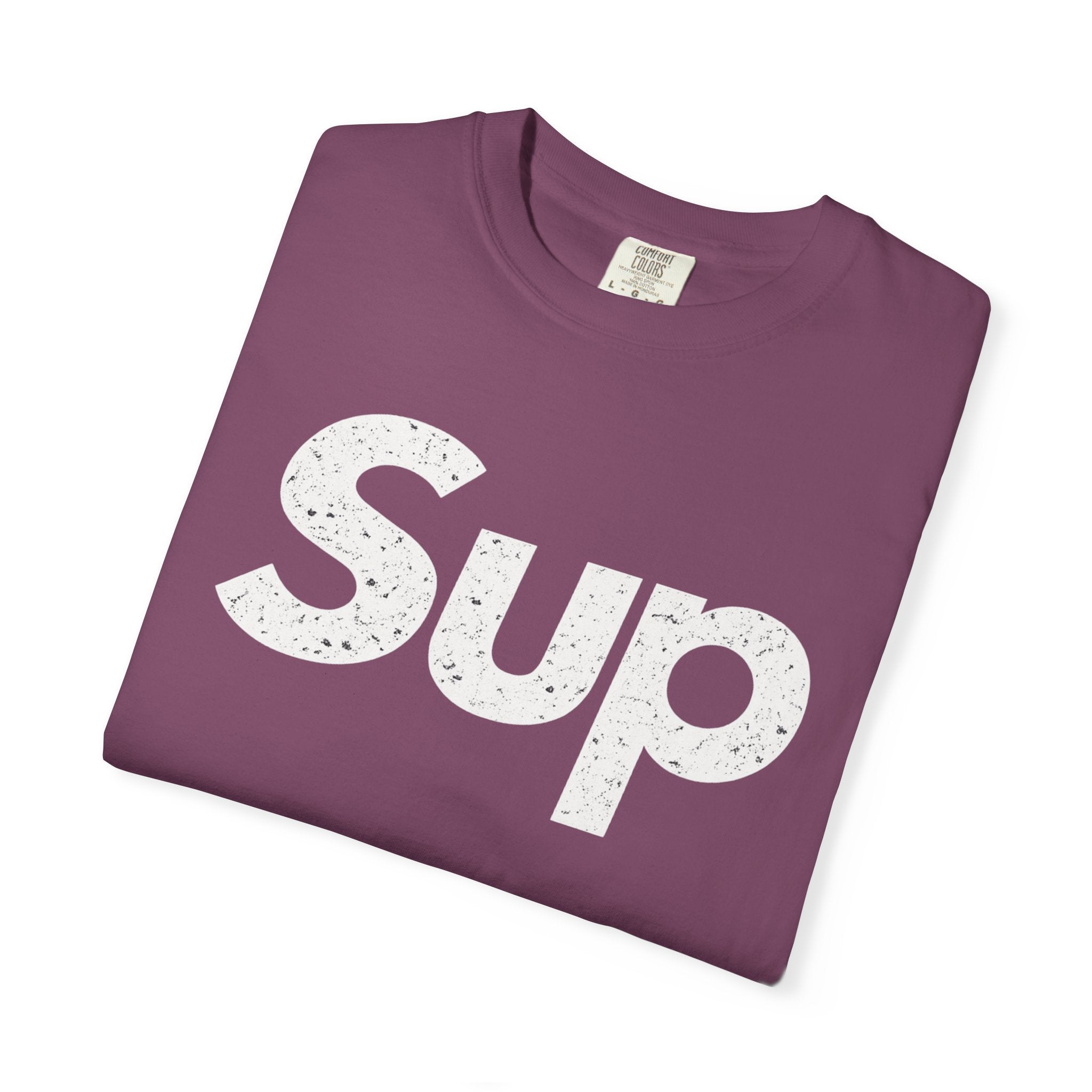 BubbaChubbs Sup White Lettering Tee - BubbaChubbs Brand