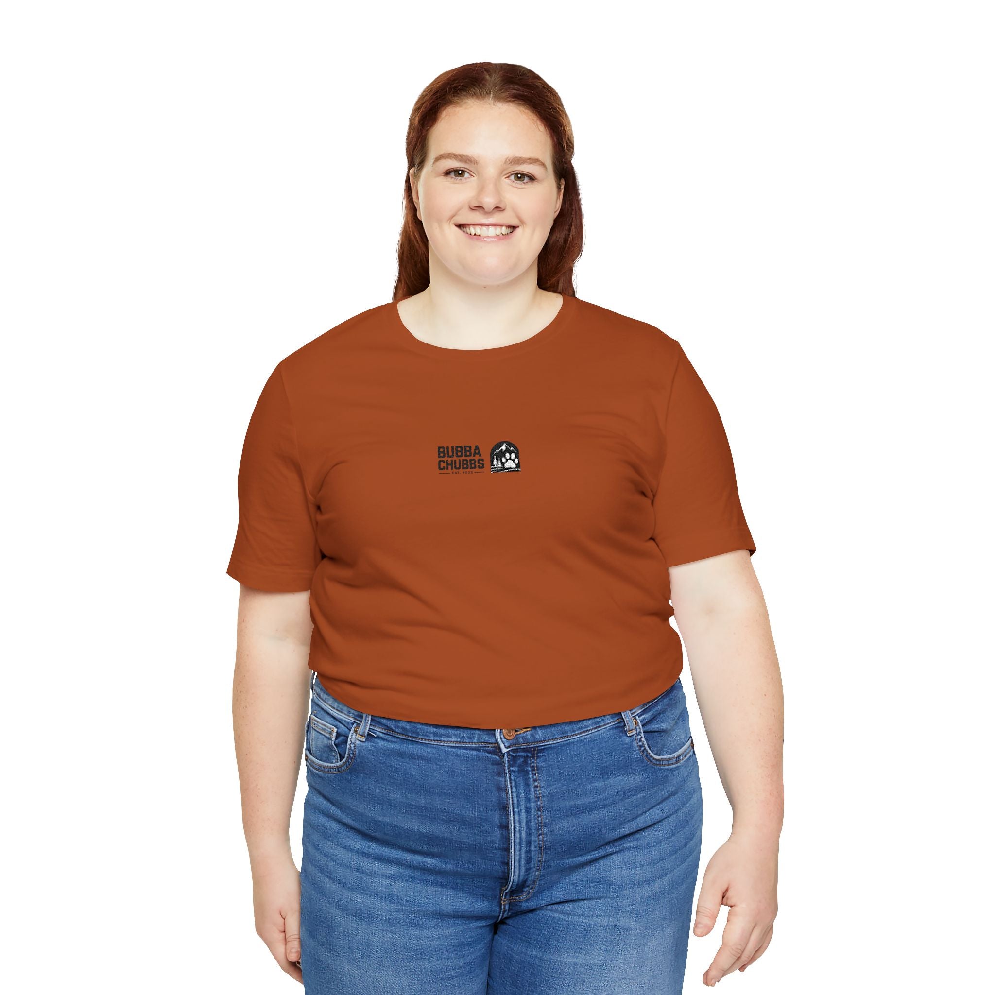 BubbaChubbs - Embroidered Logo - Unisex Jersey Short Sleeve Tee Printify