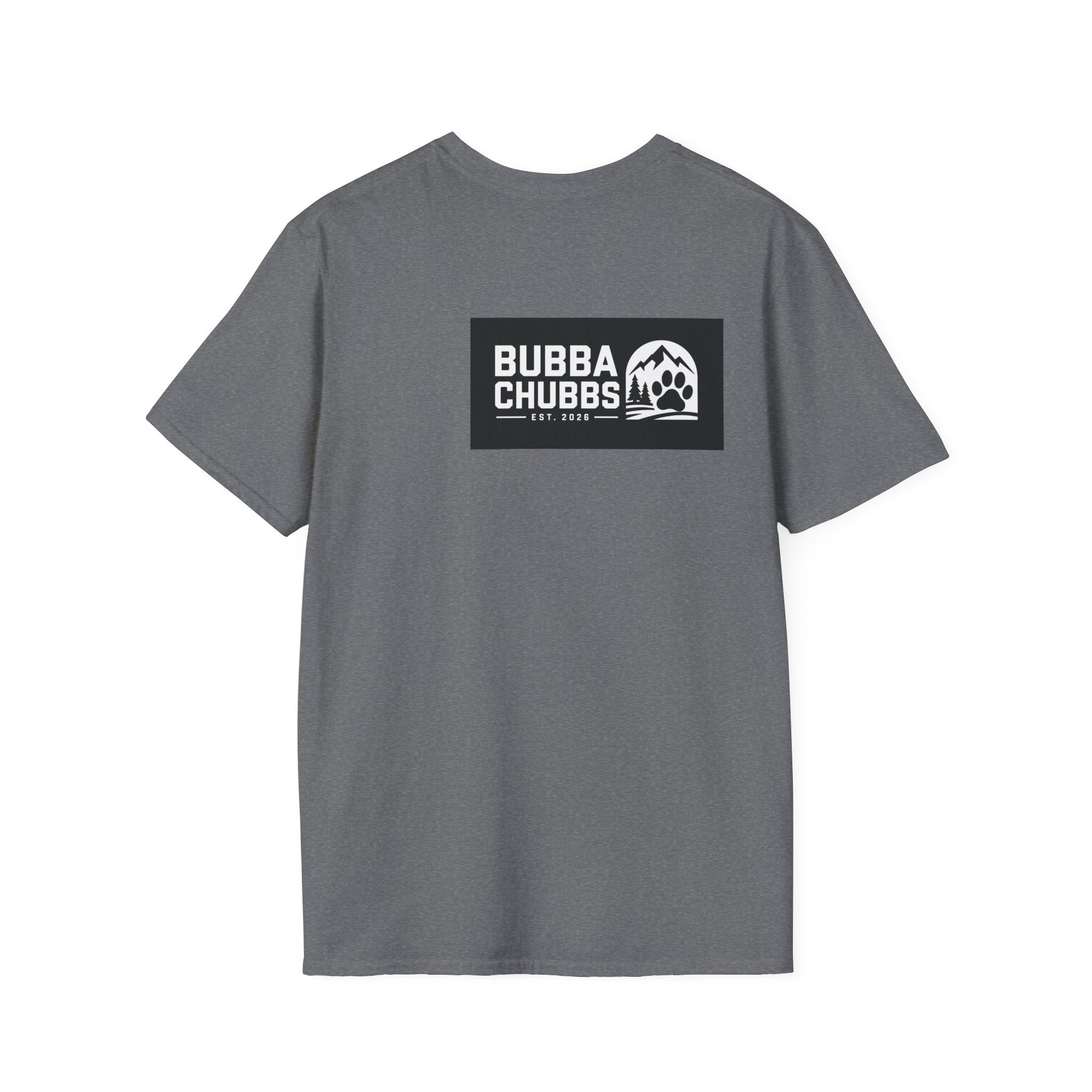 BubbaChubbs Updated Modern Back Large Logo Short-Sleeve Tee - BubbaChubbs Brand