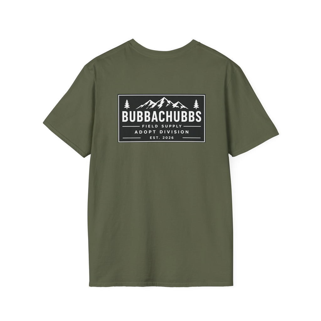 BubbaChubbs Logo front and Back Short-Sleeve Tee - BubbaChubbs Brand