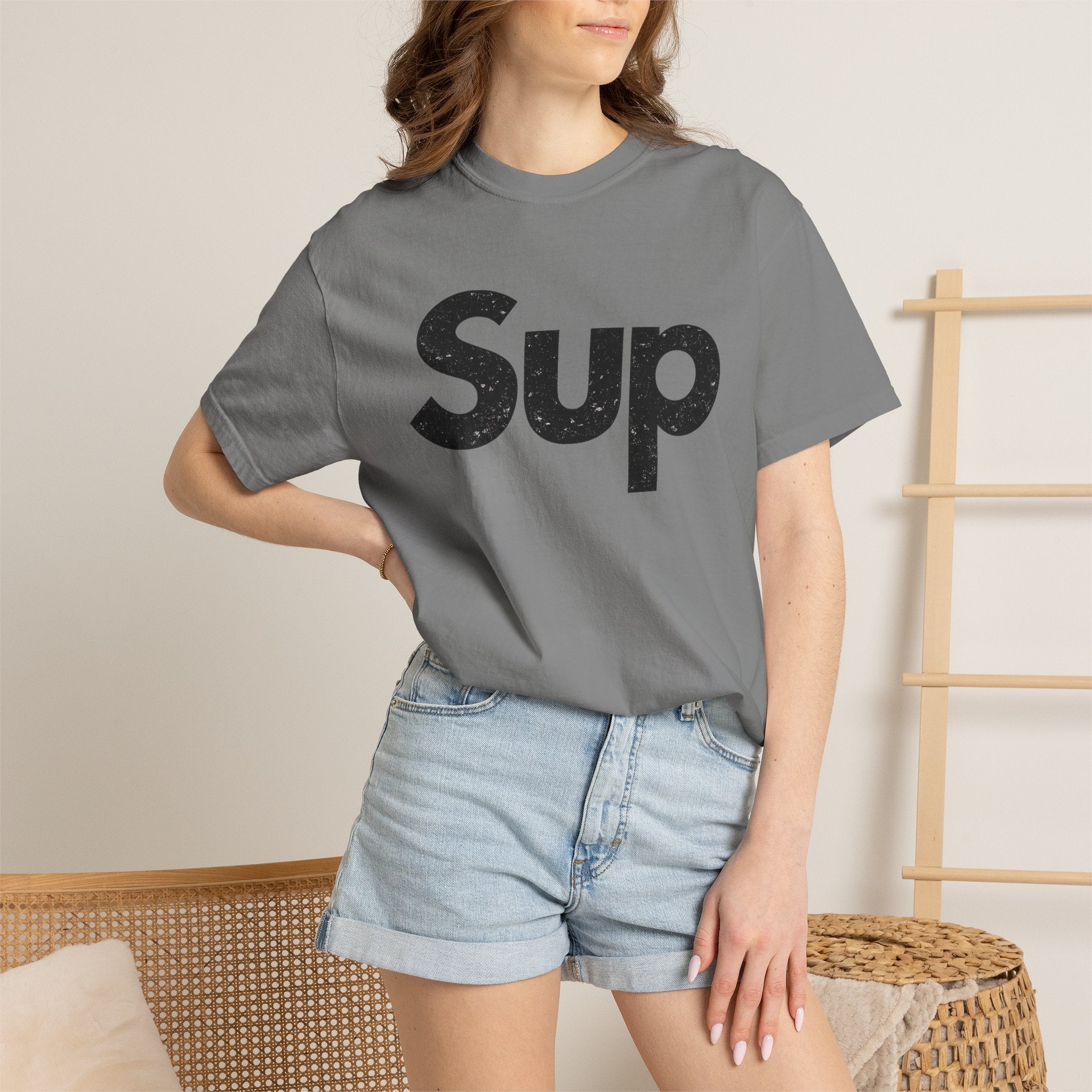 BubbaChubbs Sup Black Lettering Tee - BubbaChubbs Brand