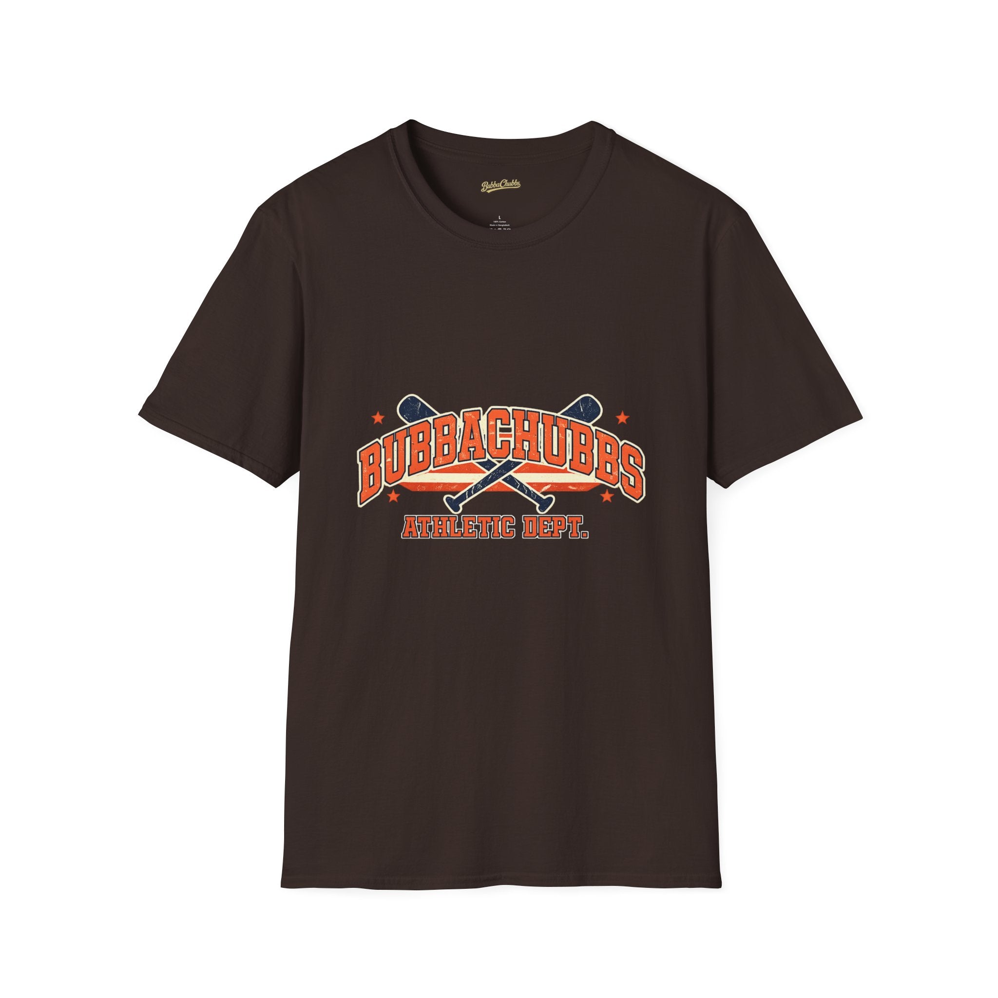 BubbaChubbs Athletic Logo Only T-Shirt Printify