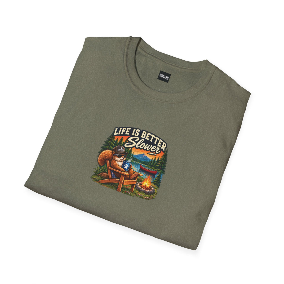 Life Is Better Slower Campfire T-Shirt