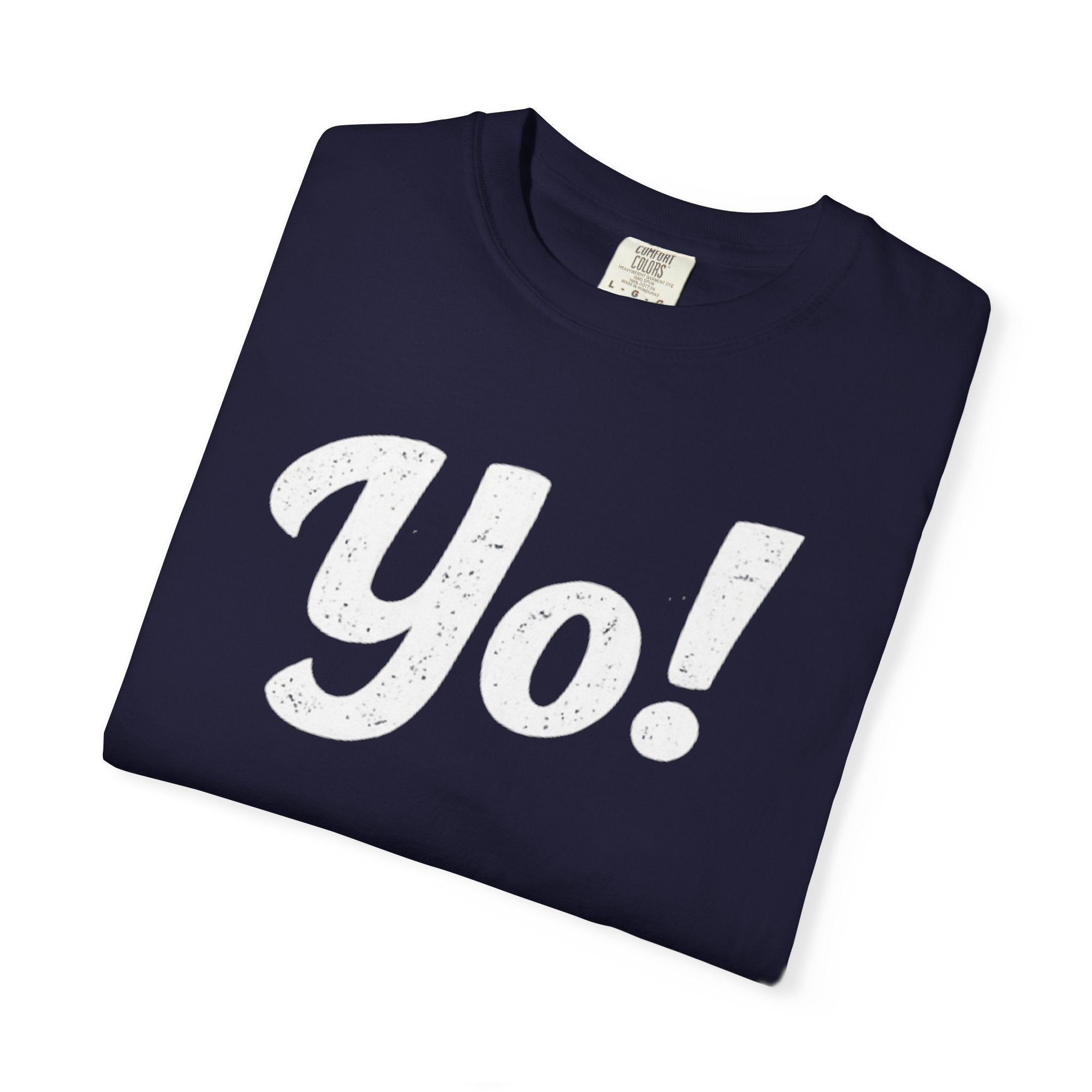 BubbaChubbs Yo! White Lettering Tee - BubbaChubbs Brand